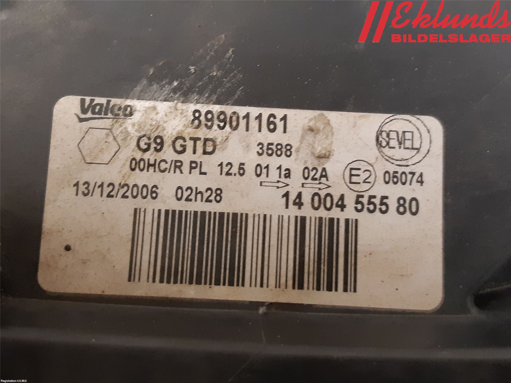 Citroen JUMPY 07-16 Strålkastare Vänster