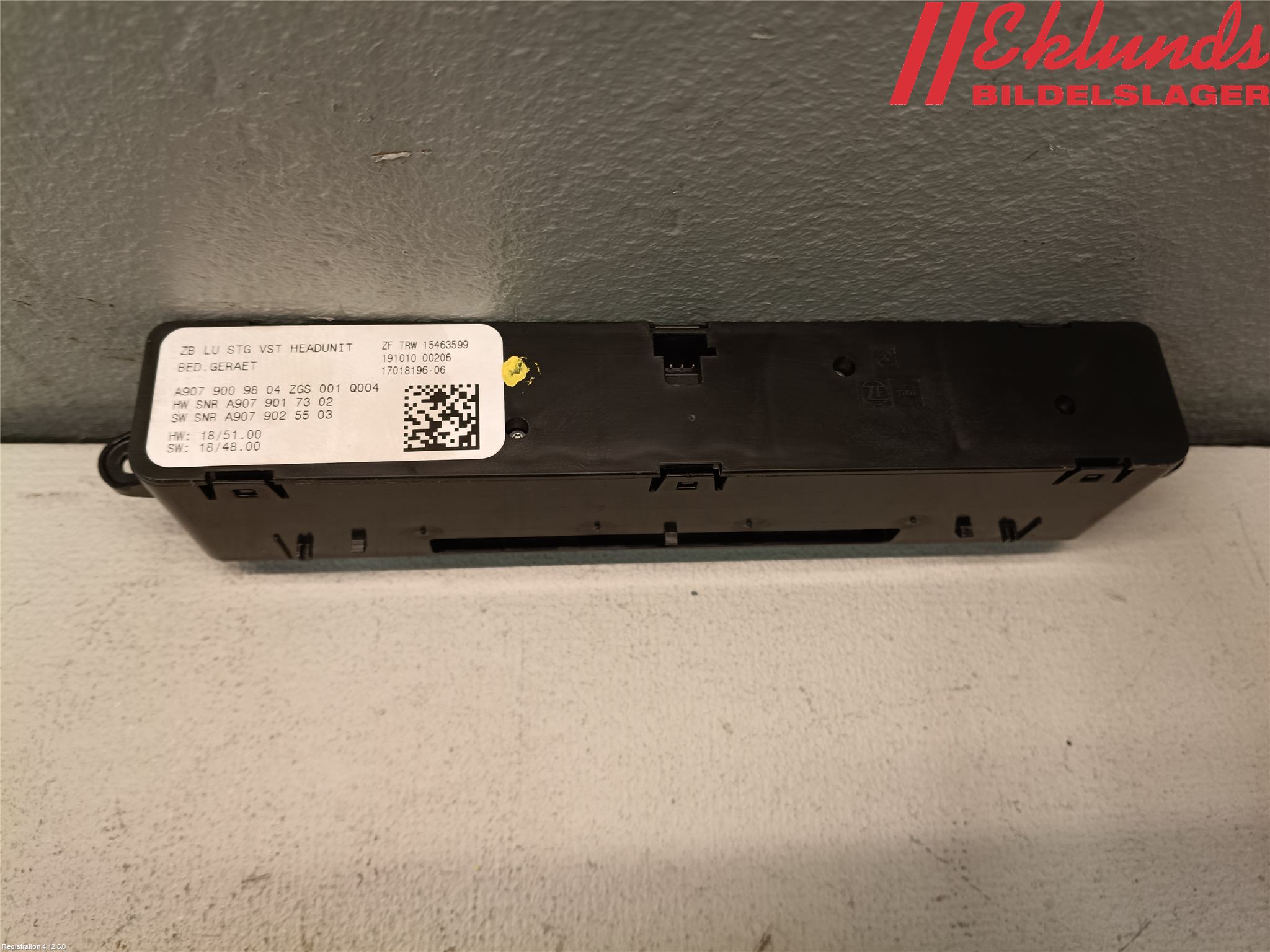 Mercedes-Benz MB SPRINTER (W907/W910) 19- Cd Radio - Multimediapanel