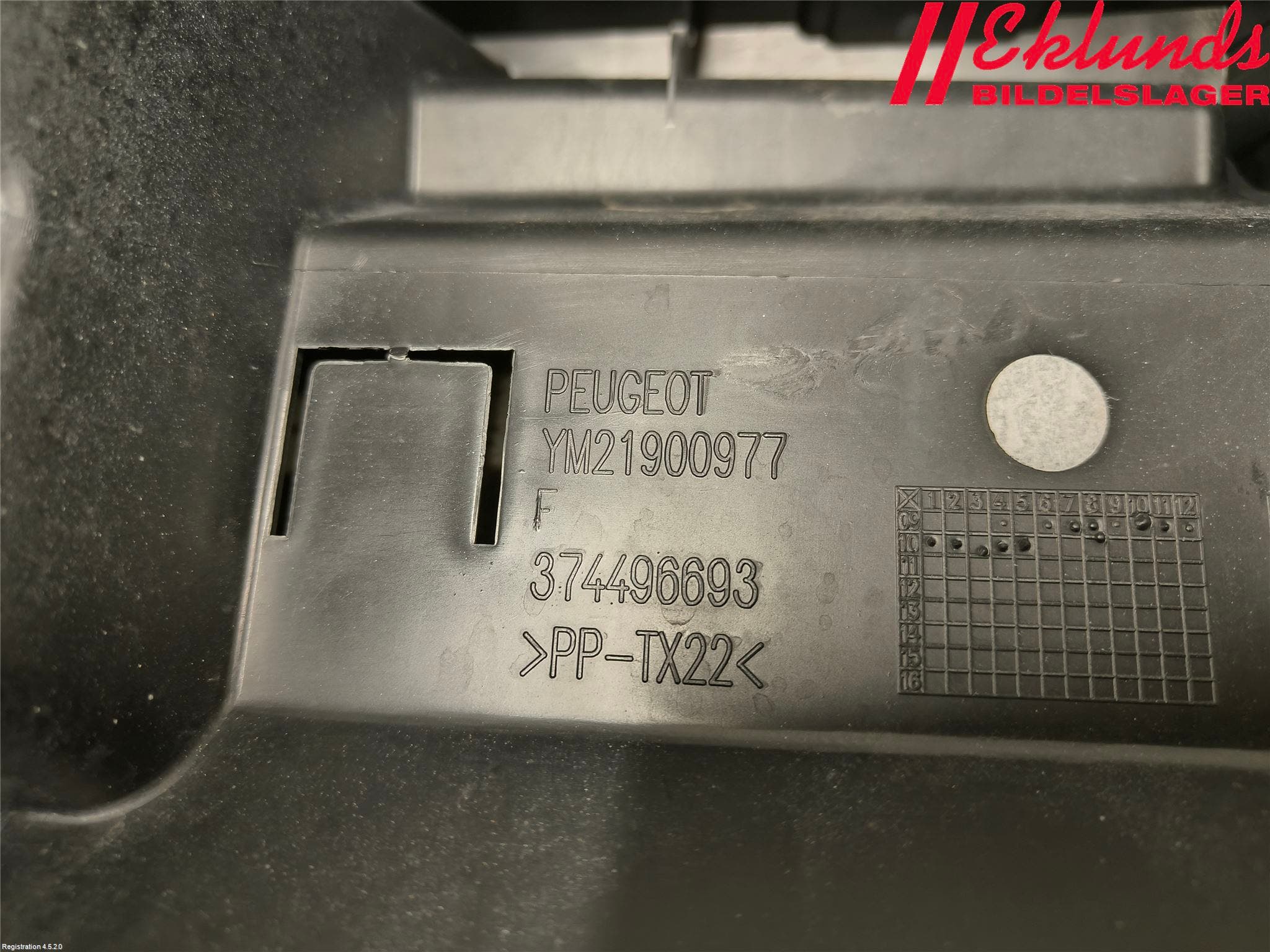 Peugeot RCZ Stötfångardel Bak Mitt