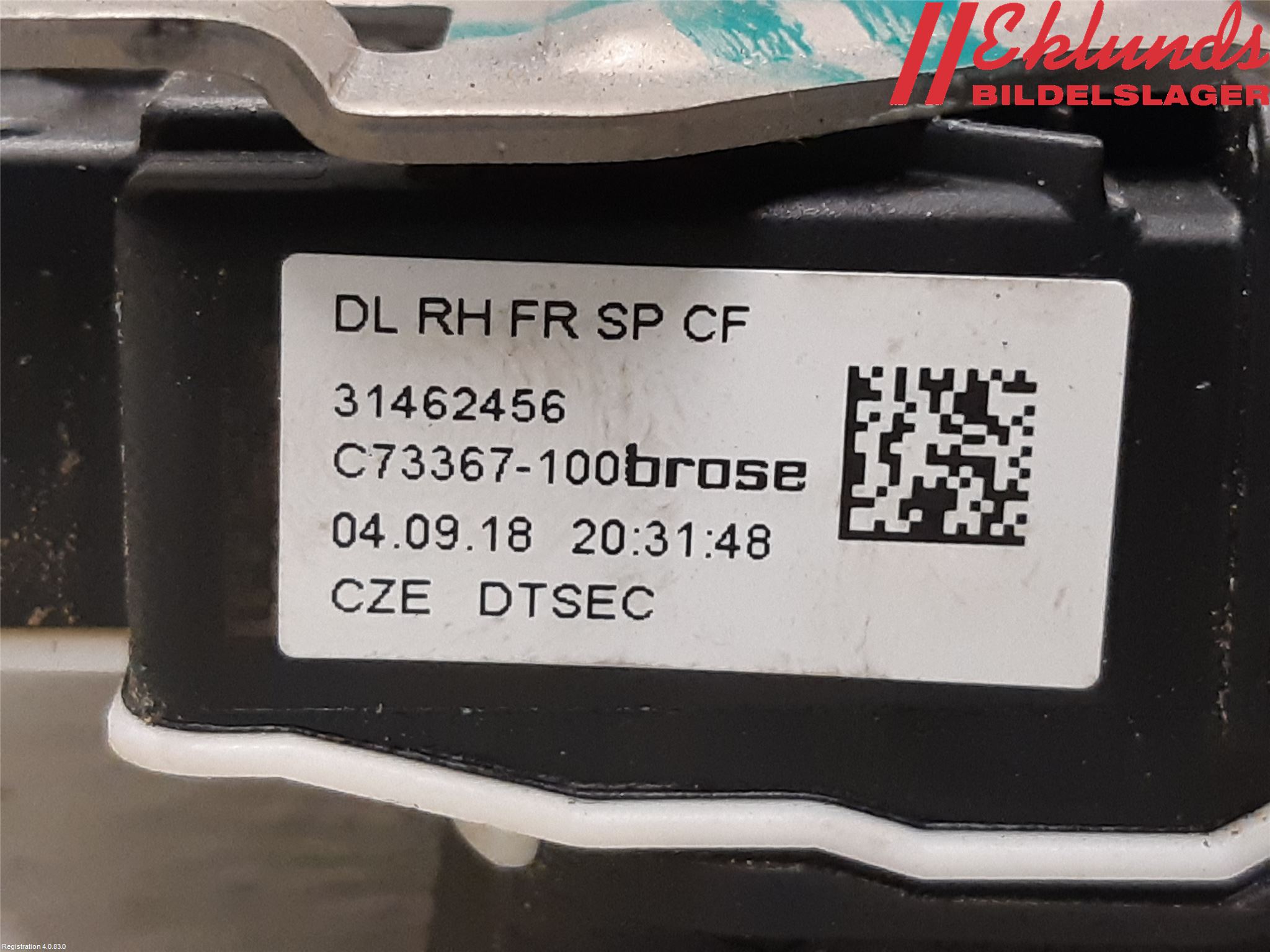 Volvo V90 17->> Låskista-Dörrlås