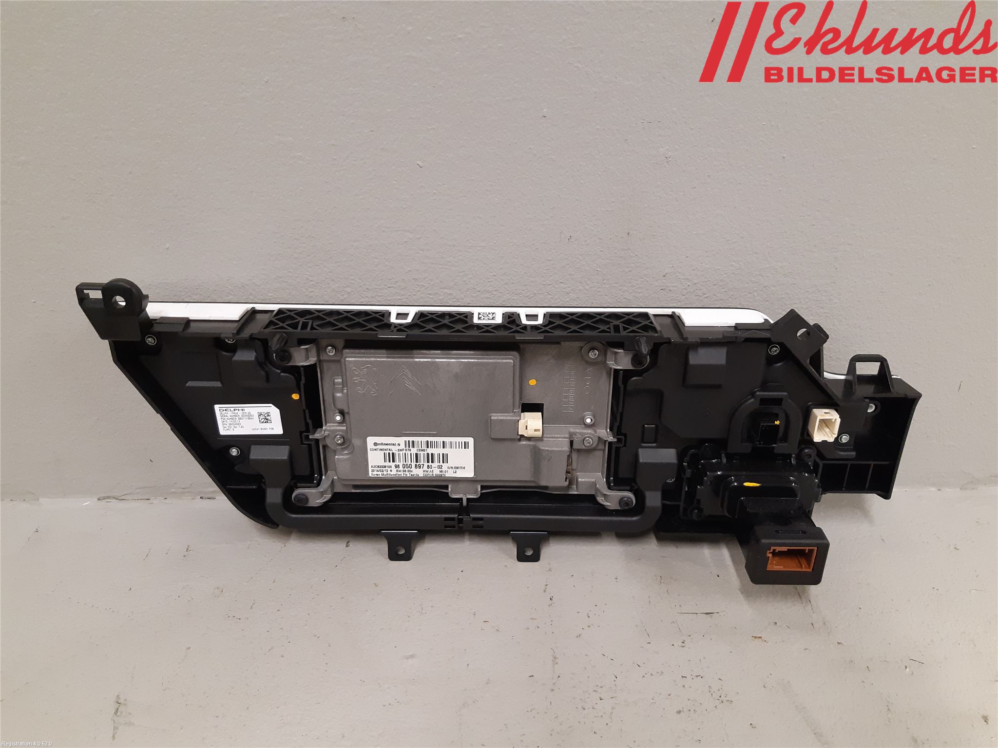 Citroen C4 GRAND PICASSO 14-18 Multifunktionsdisplay