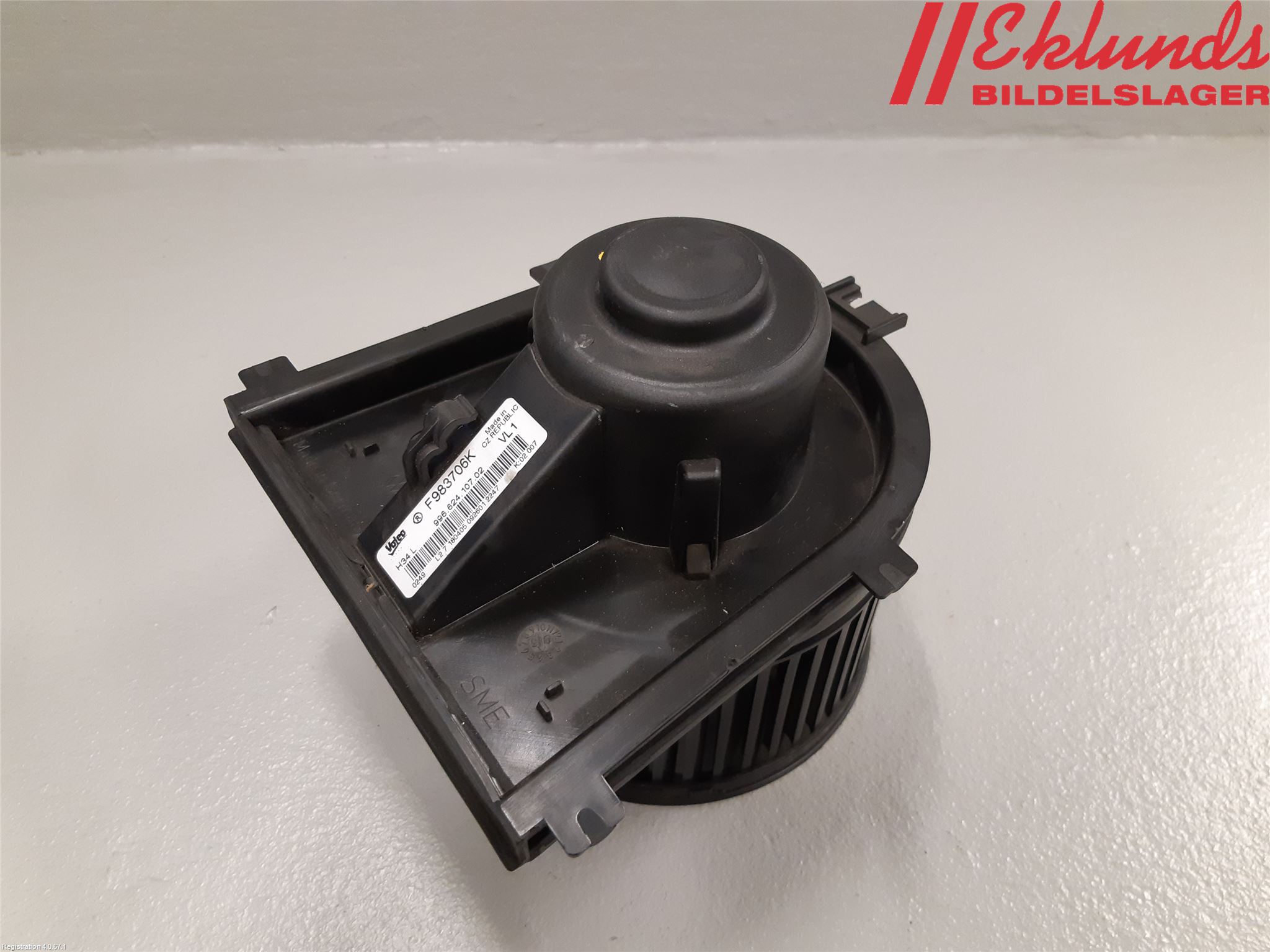 Porsche 911 64- Värmefläkt