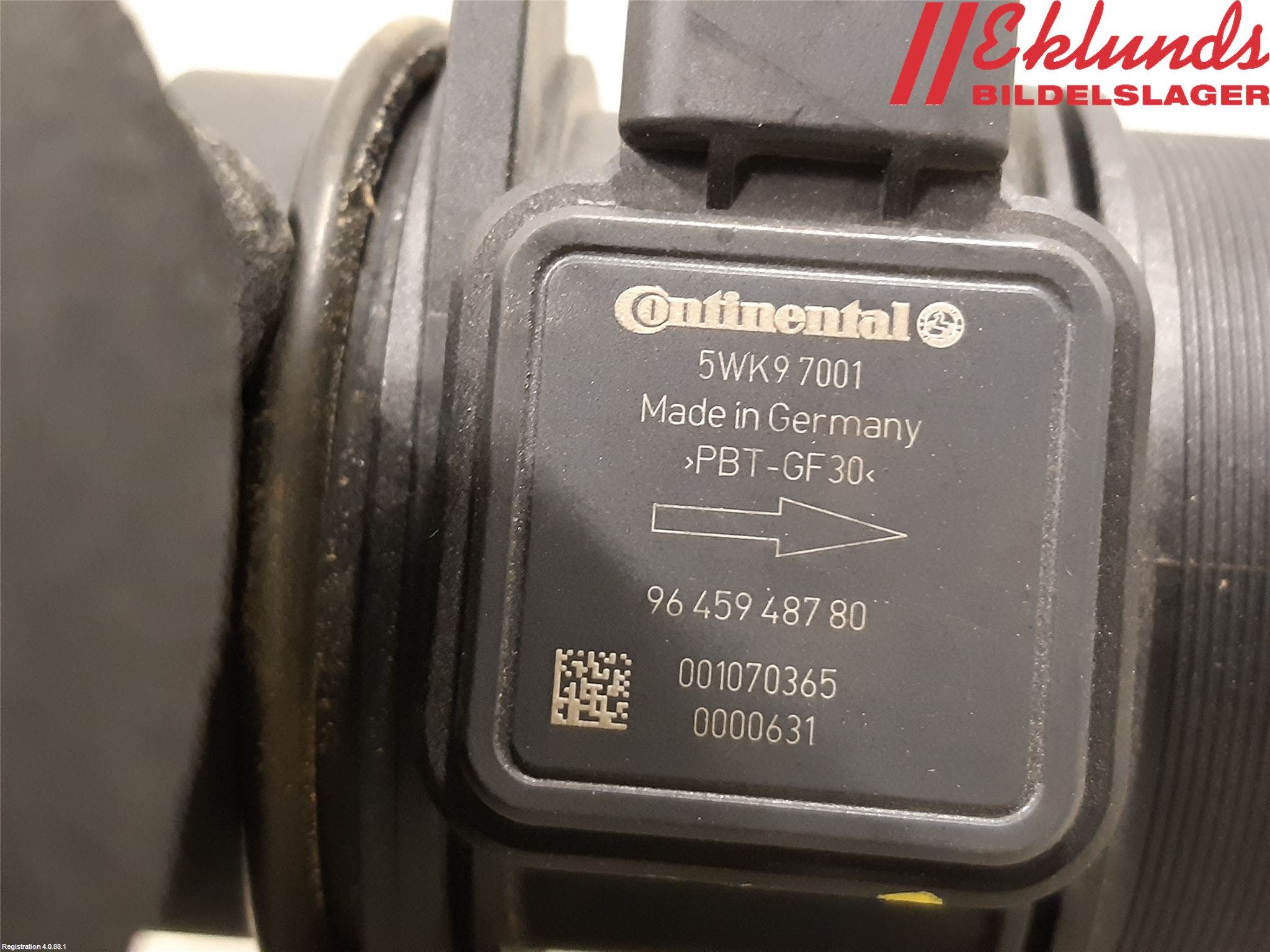 Peugeot 308 08-13 Injluftmassamätare