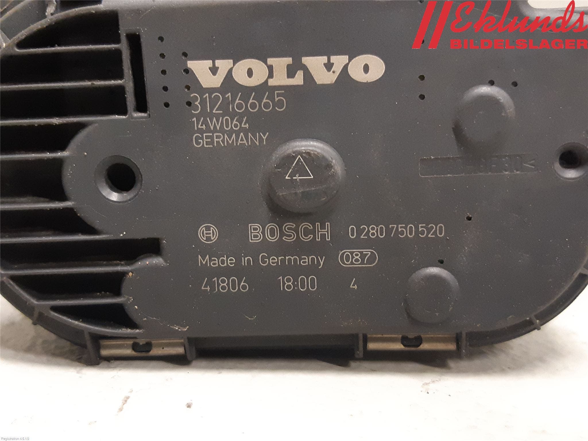 Volvo XC60 14-17 Injspjällhus