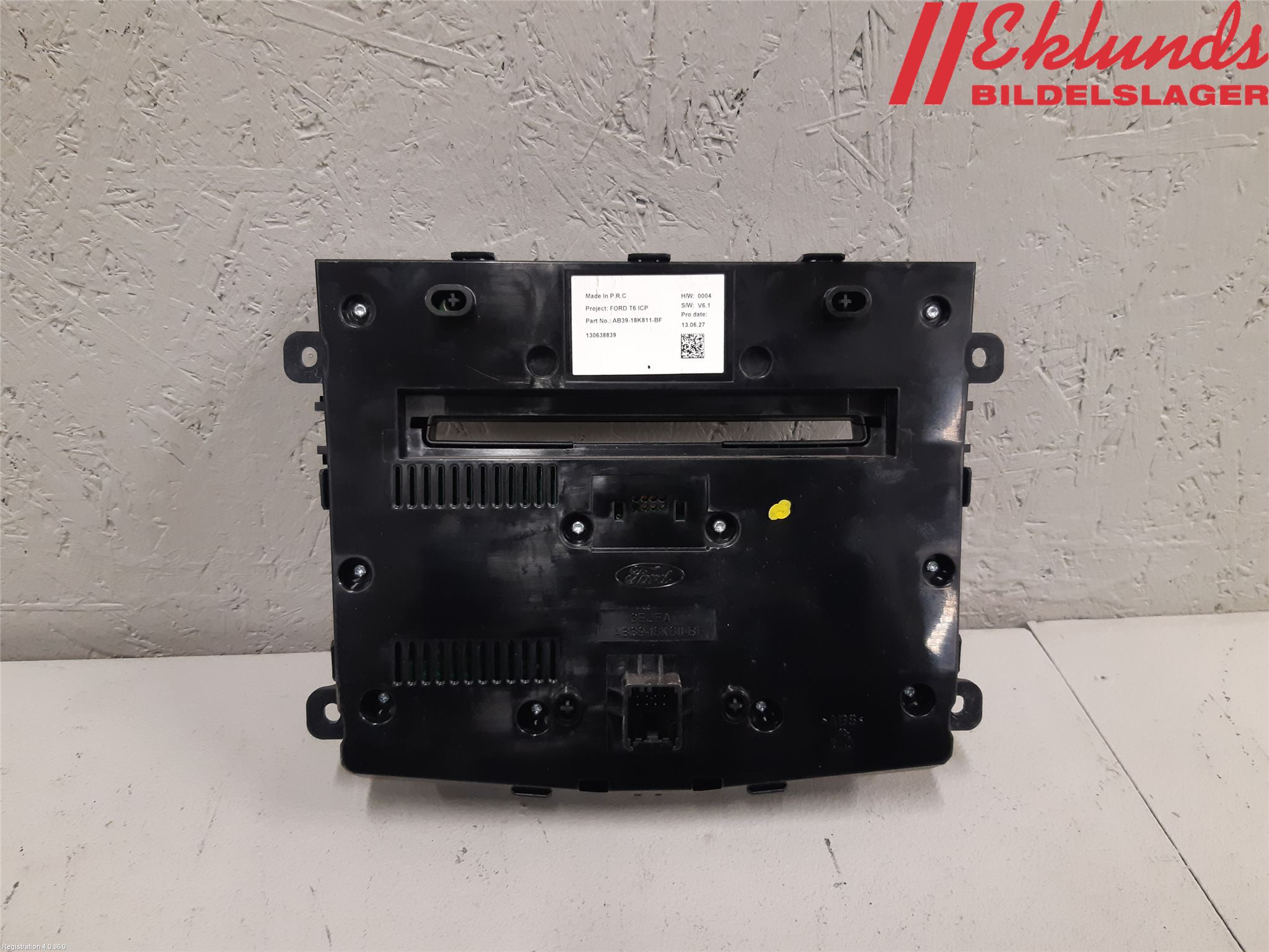 Ford RANGER EU 12-23 Cd Radio - Multimediapanel