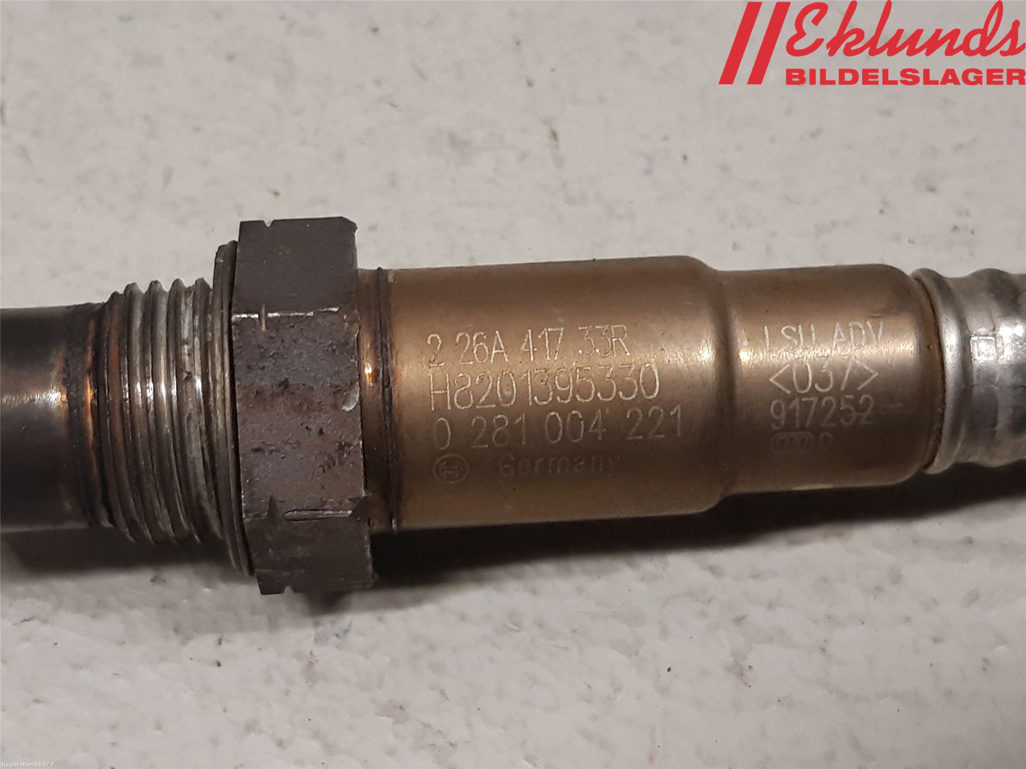 Opel VIVARO 15-19 Injlambdasond