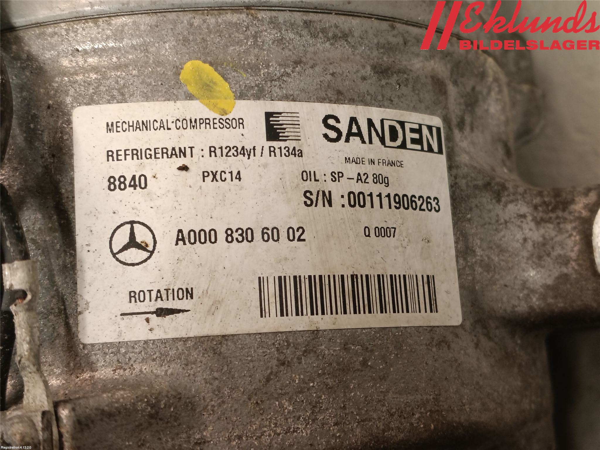 Mercedes-Benz MB CLA-KLASS (C118/X118) 19- Ac Kompressor