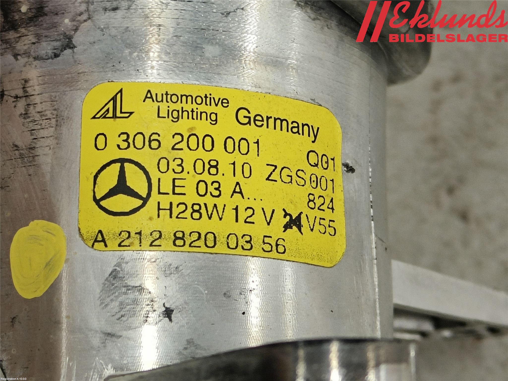 Mercedes-Benz MB E-KLASS (W212) 09-16 Dimljus-Varselljus Fram
