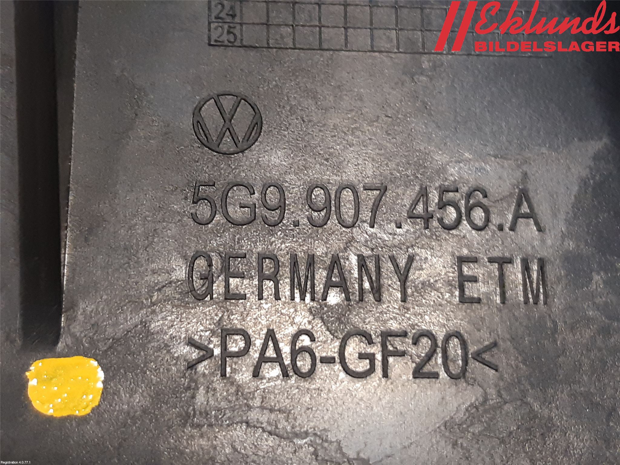 Volkswagen VW GOLF / E-GOLF VII 13-20 Sensor Aktivt Kollisionsskydd