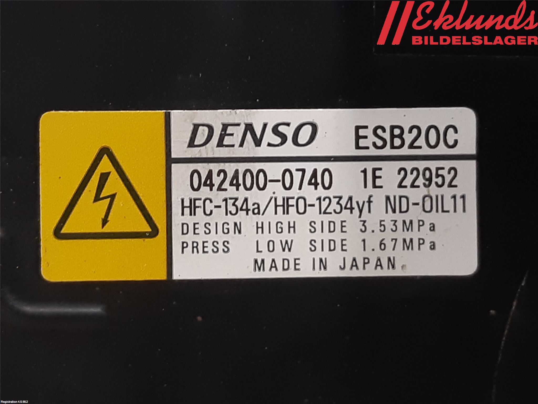 Toyota YARIS XP21 20- Ac Kompressor