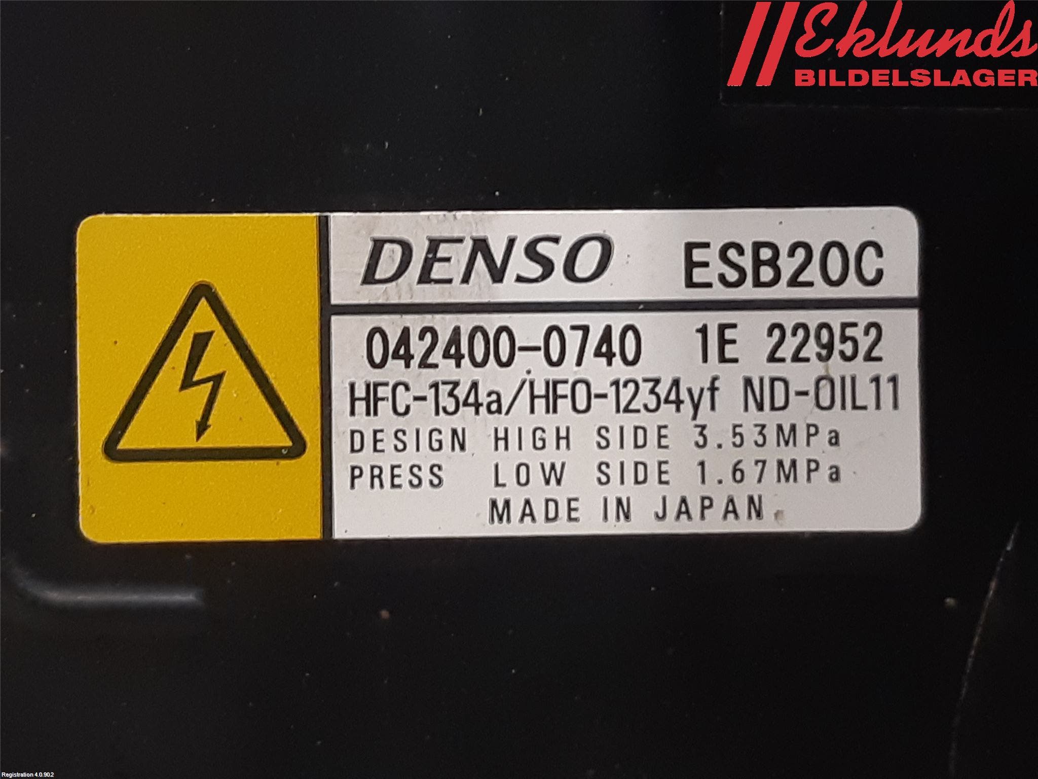 Toyota YARIS XP21 20- Ac Kompressor