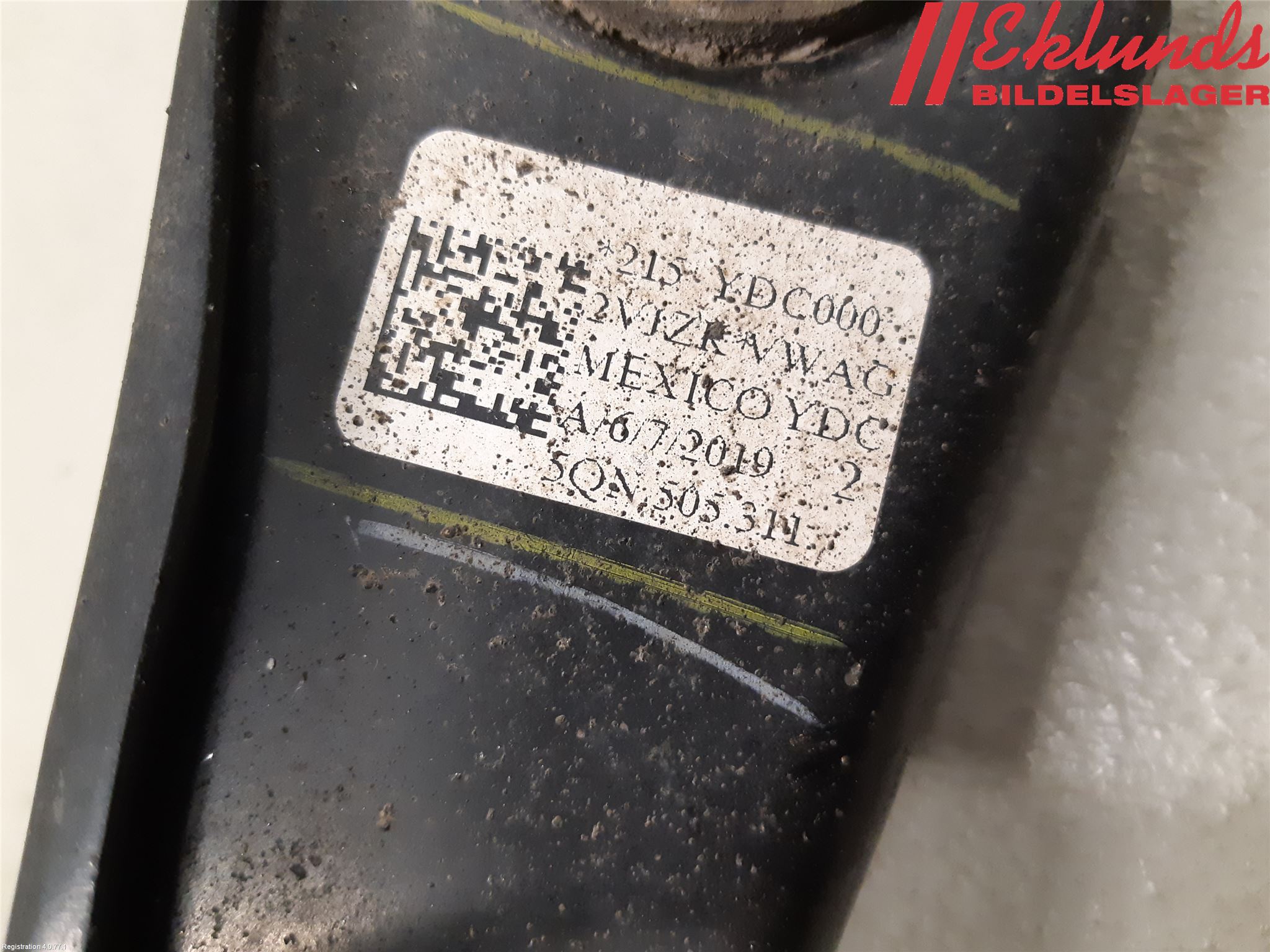 Volkswagen VW TIGUAN 16-24 Bärarm Bak Höger