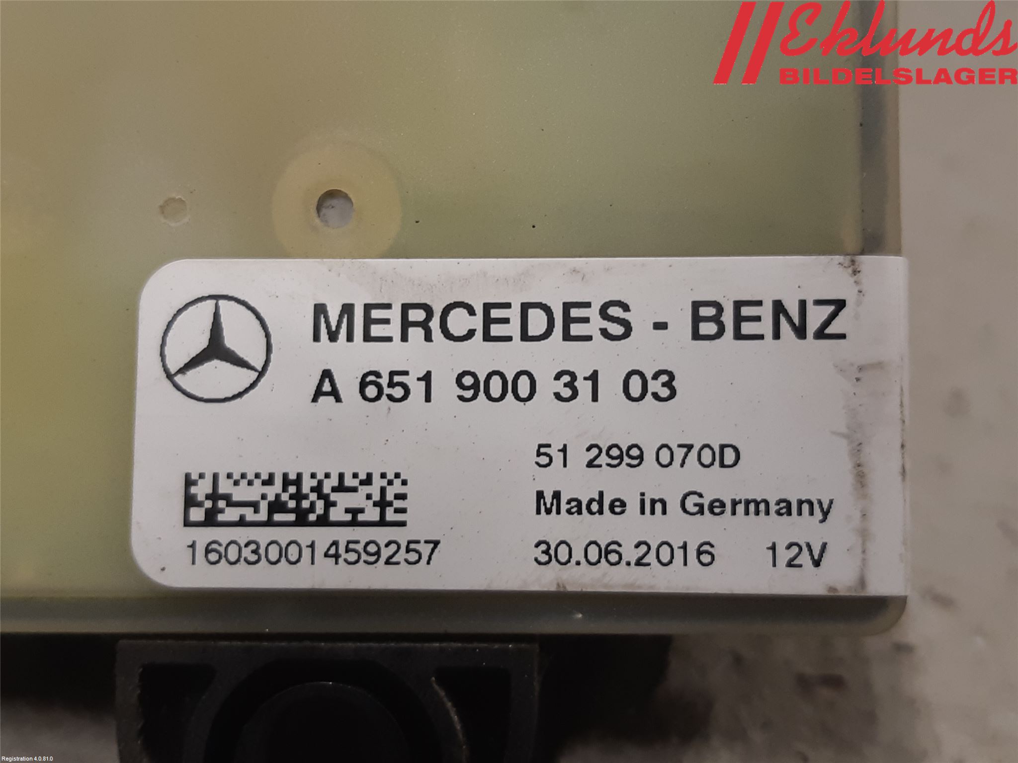 Mercedes-Benz MB CLA-KLASS (C117/X117) 13-19 Relä Glödning Diesel