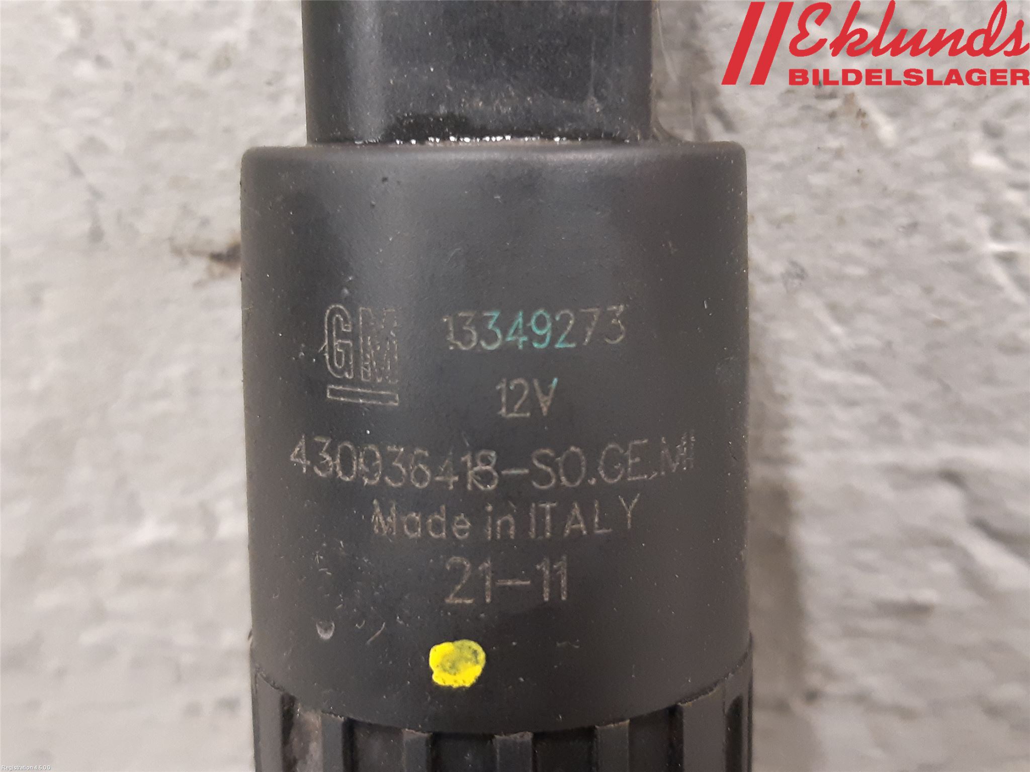 Opel ASTRA J 10-15 Spolarpump Vindruta