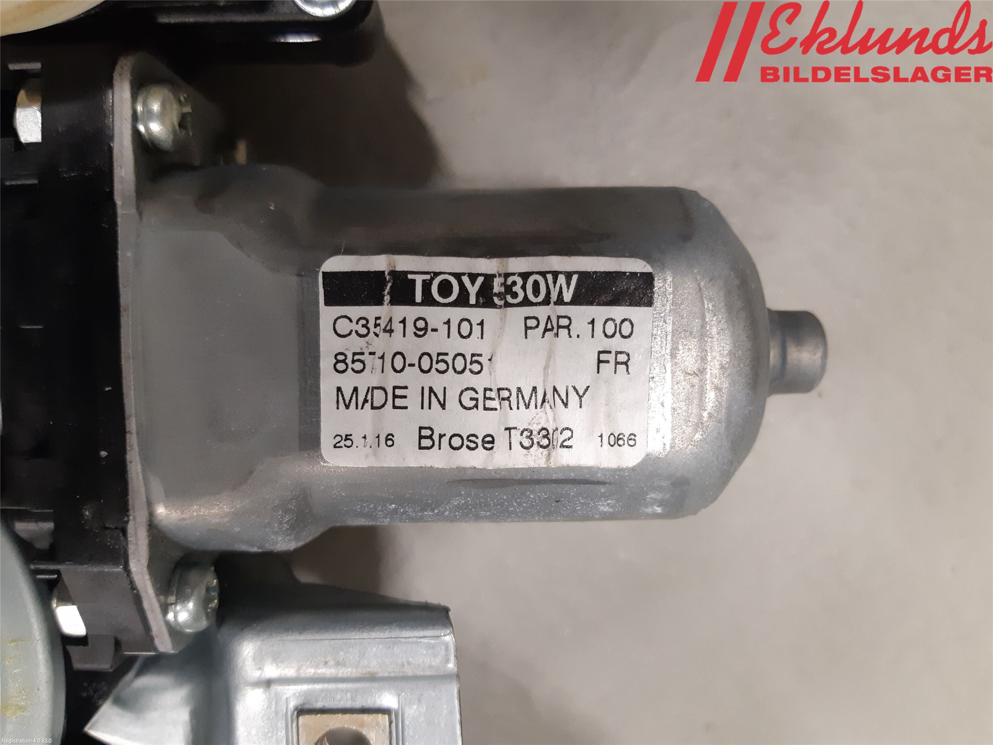 Toyota AVENSIS 16-18 Fönsterhiss El Kompl