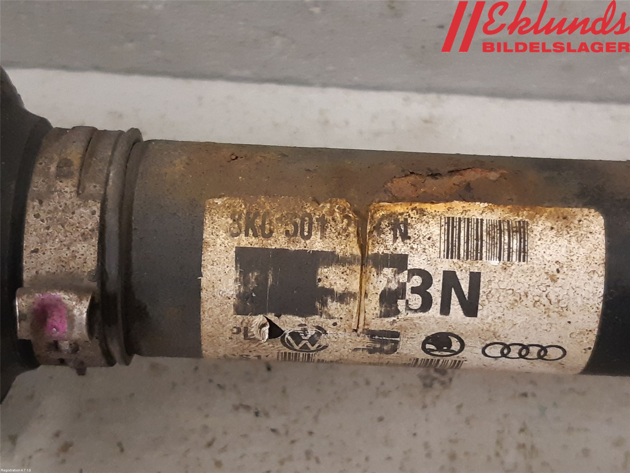 Audi A5 07-16 Drivaxel Bak Vänster