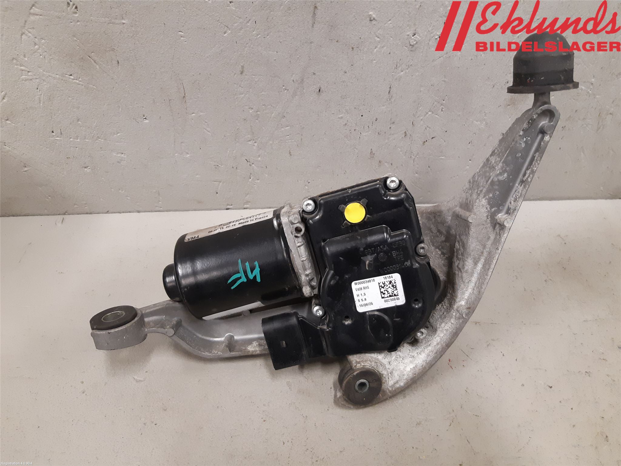 Ford TRANSIT/TOURNEO CONNECT 13-22 Torkarmotor Vindruta