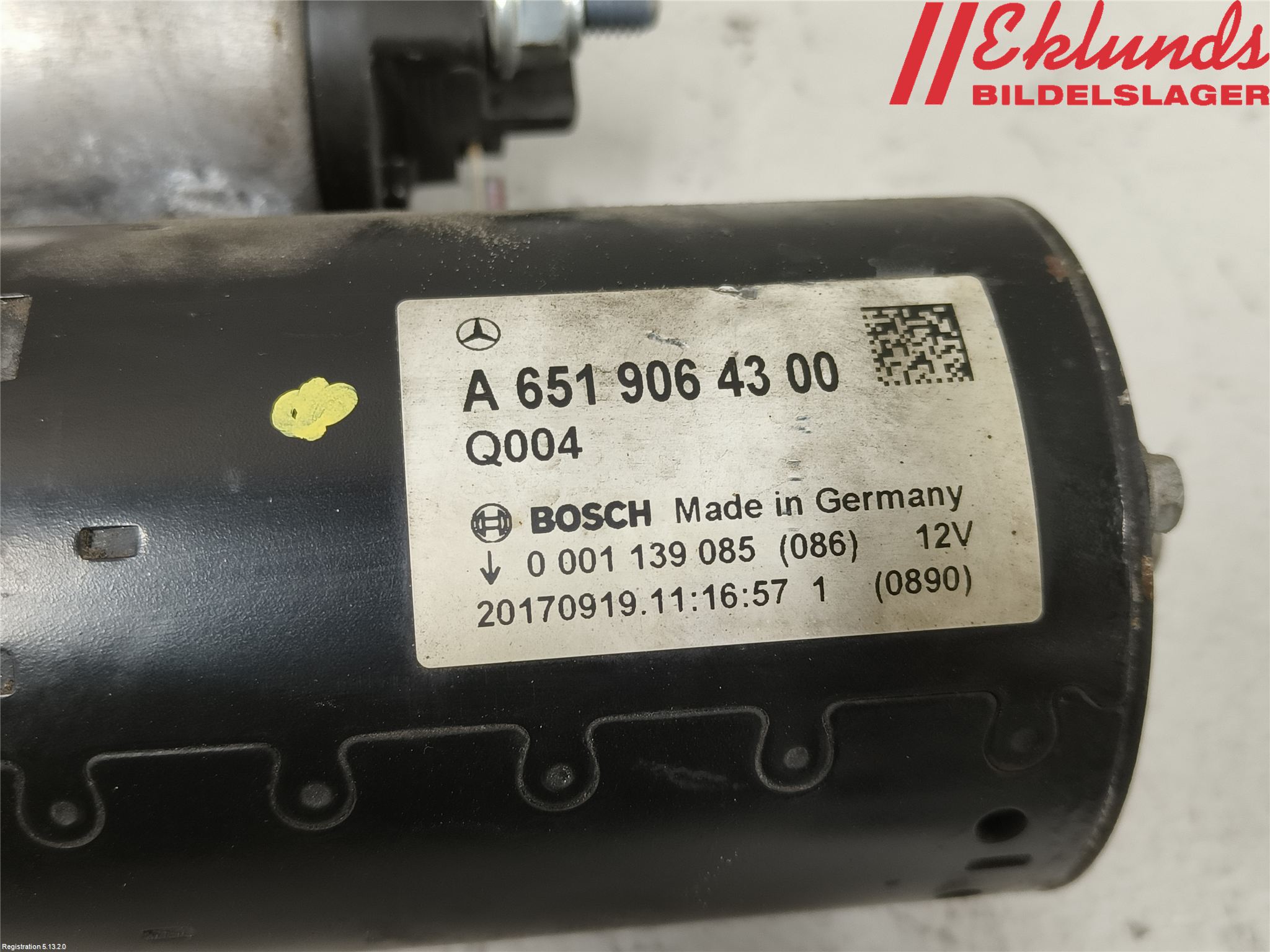 Mercedes-Benz MB VITO/V-KLASS (W640,W447,W448) 14- Startmotor Diesel