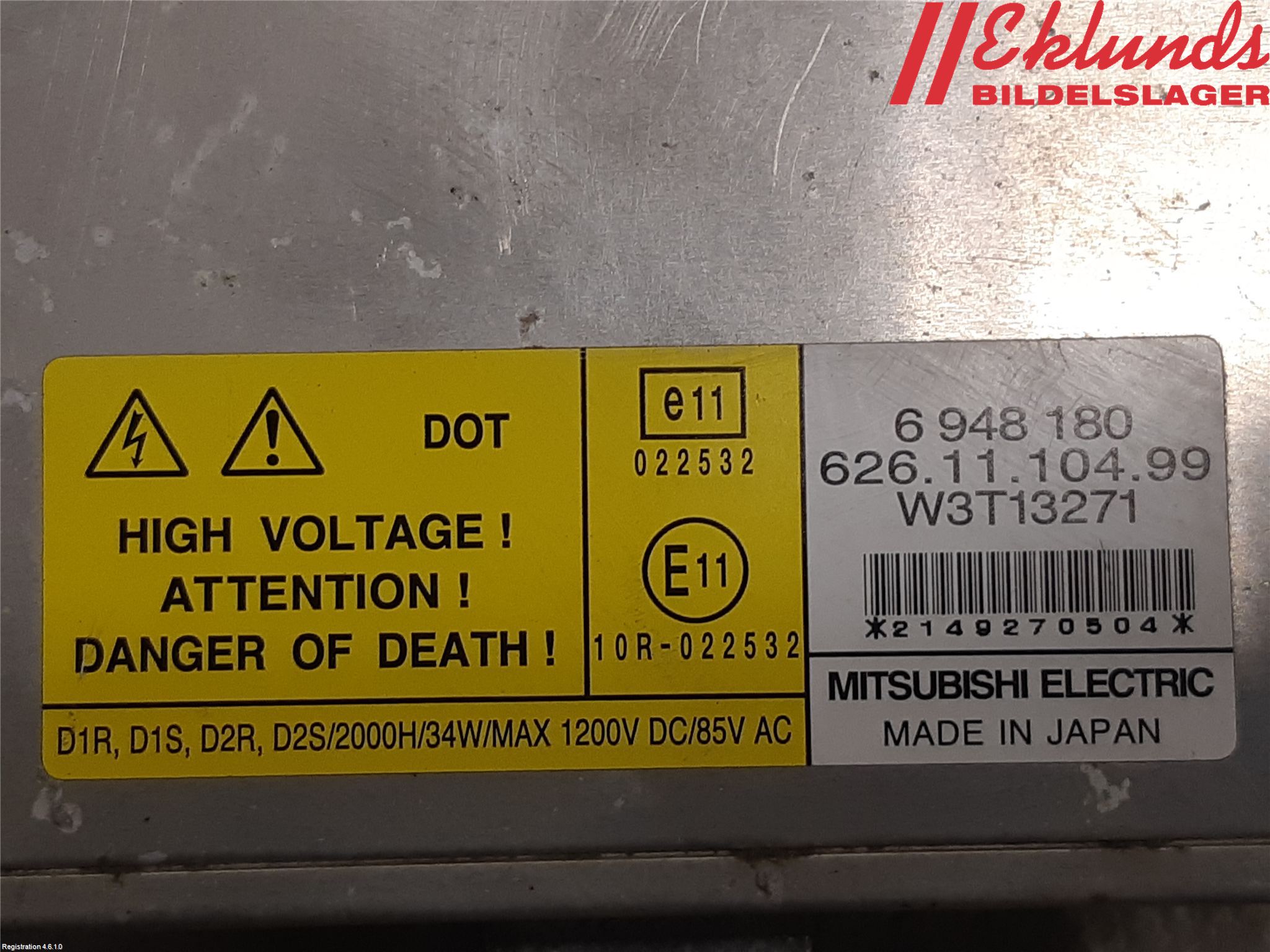 Volvo V70 14-16 Styrenhet Strålkastare