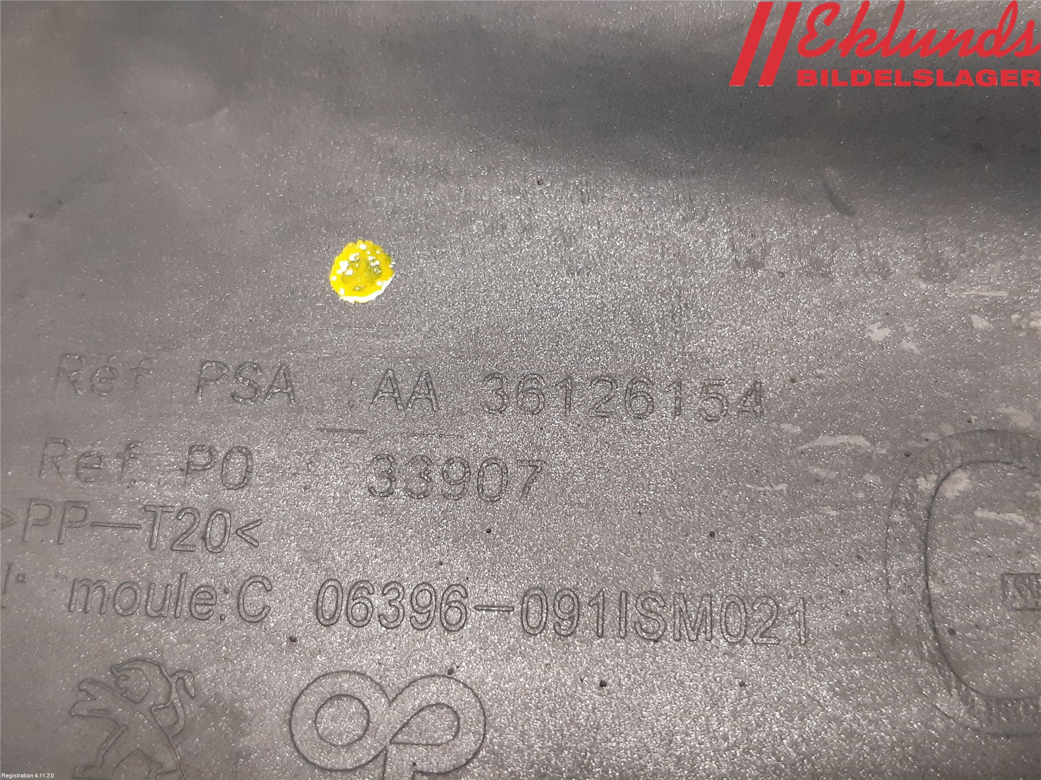 Peugeot 308 14-21 Dimljussarg Fram