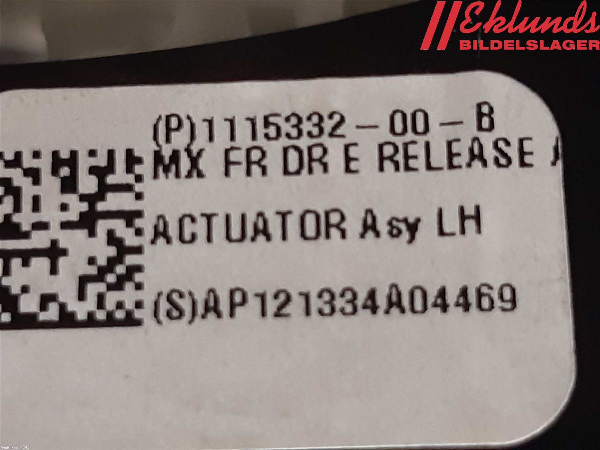 Tesla MODEL X 16- Centrallåsmotor Vänster