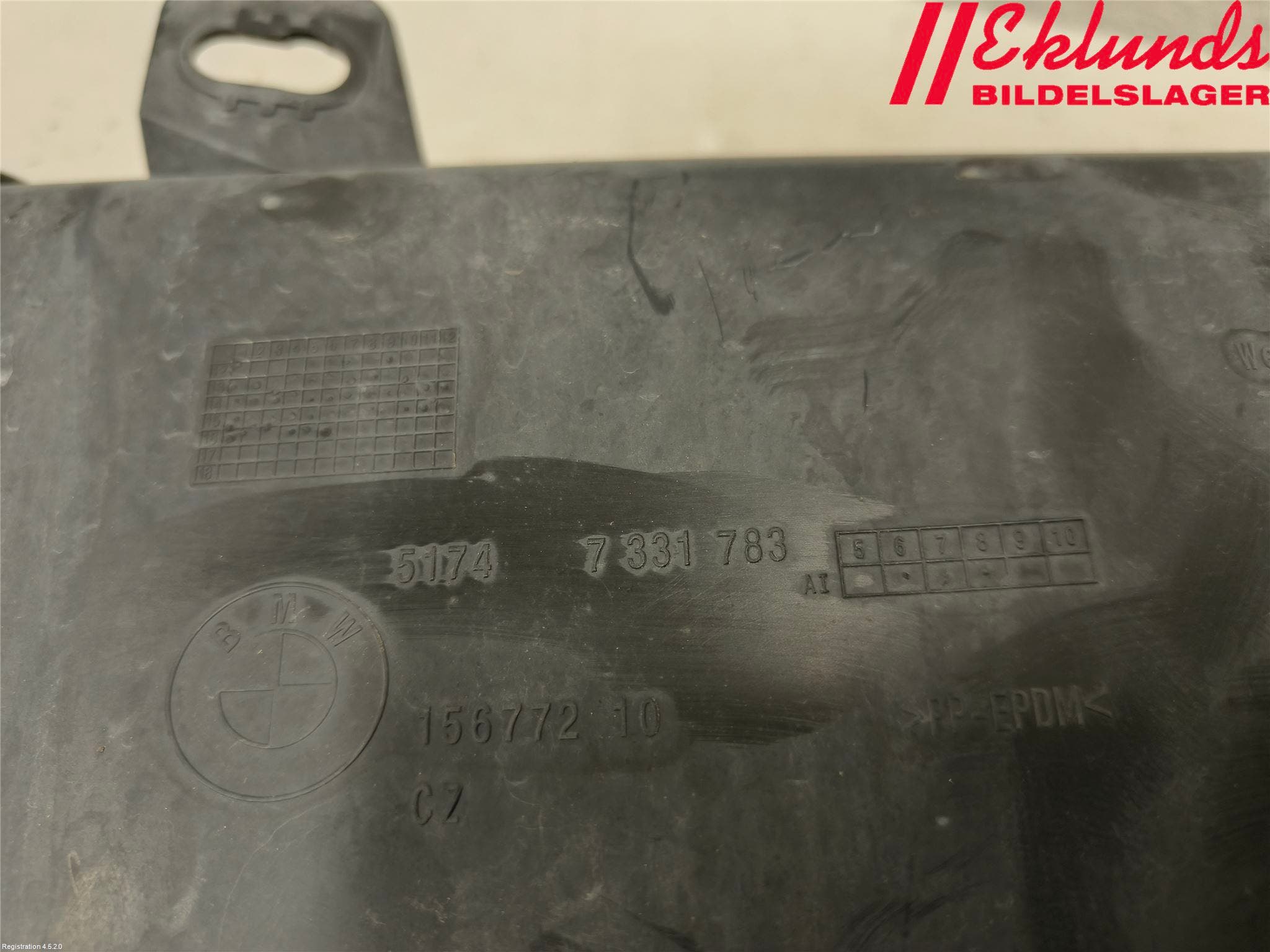 BMW 5 F10/F11/F18 09-17 Förg-Bälg-Rör Mot Luftr