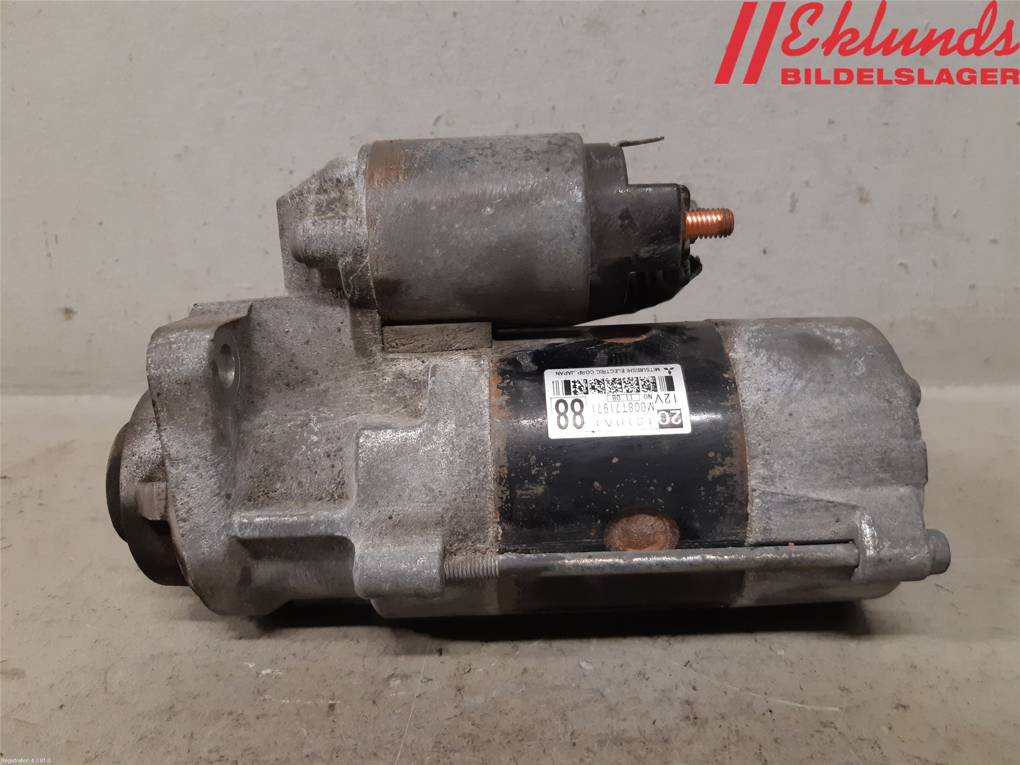 Mitsubishi ASX 10-22 Startmotor Diesel