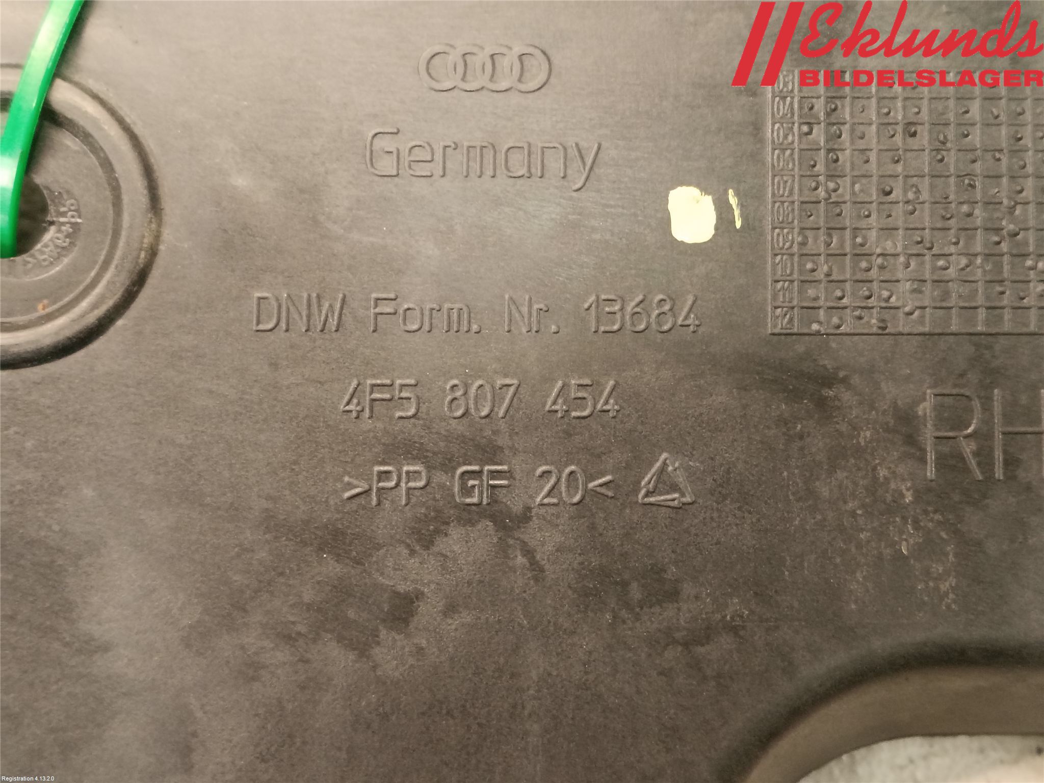Audi A6/S6     05-11 Stötfångarfäste Bak Hö