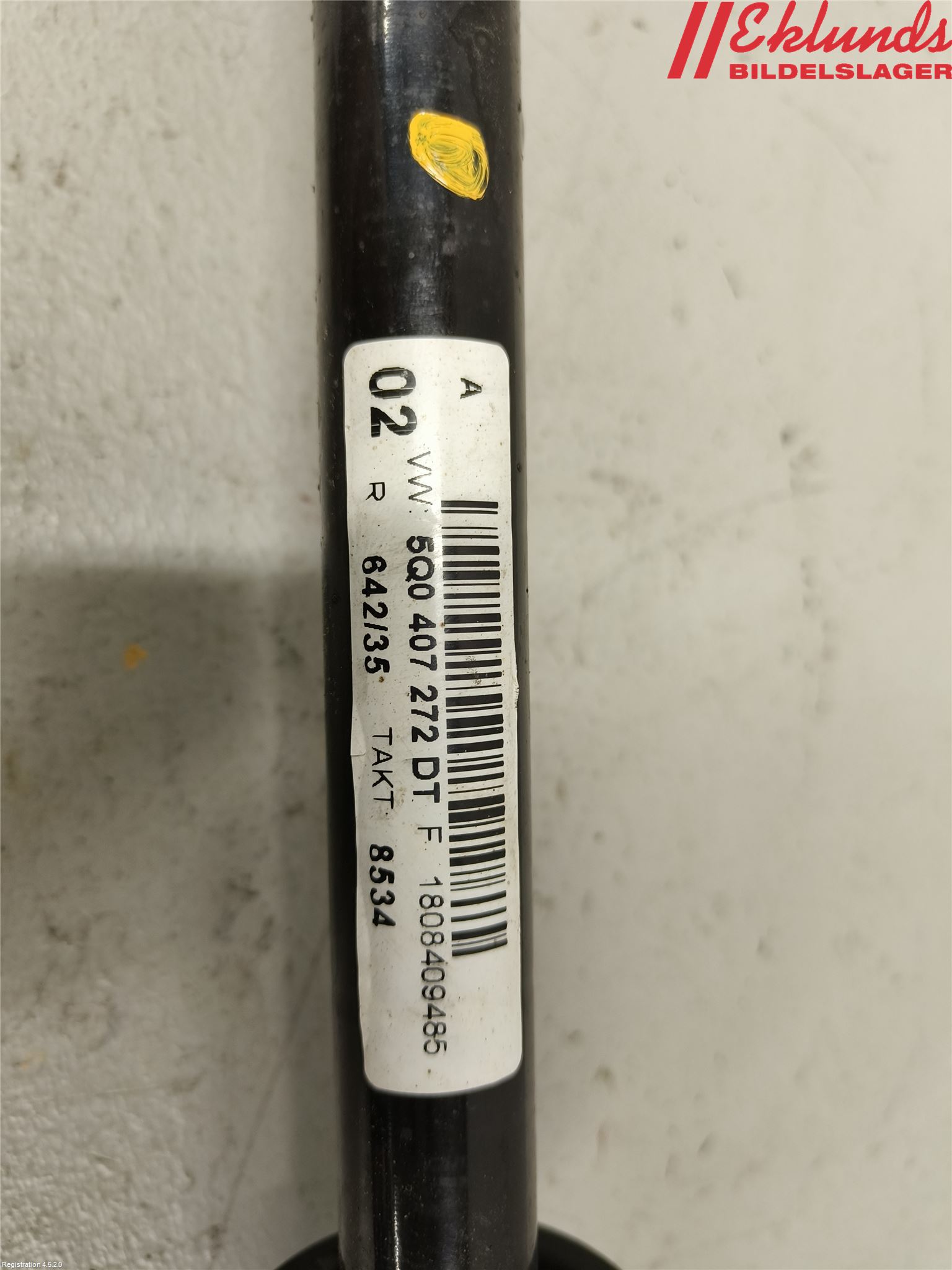 Volkswagen VW GOLF / E-GOLF VII 13-20 Drivaxel Fram Höger