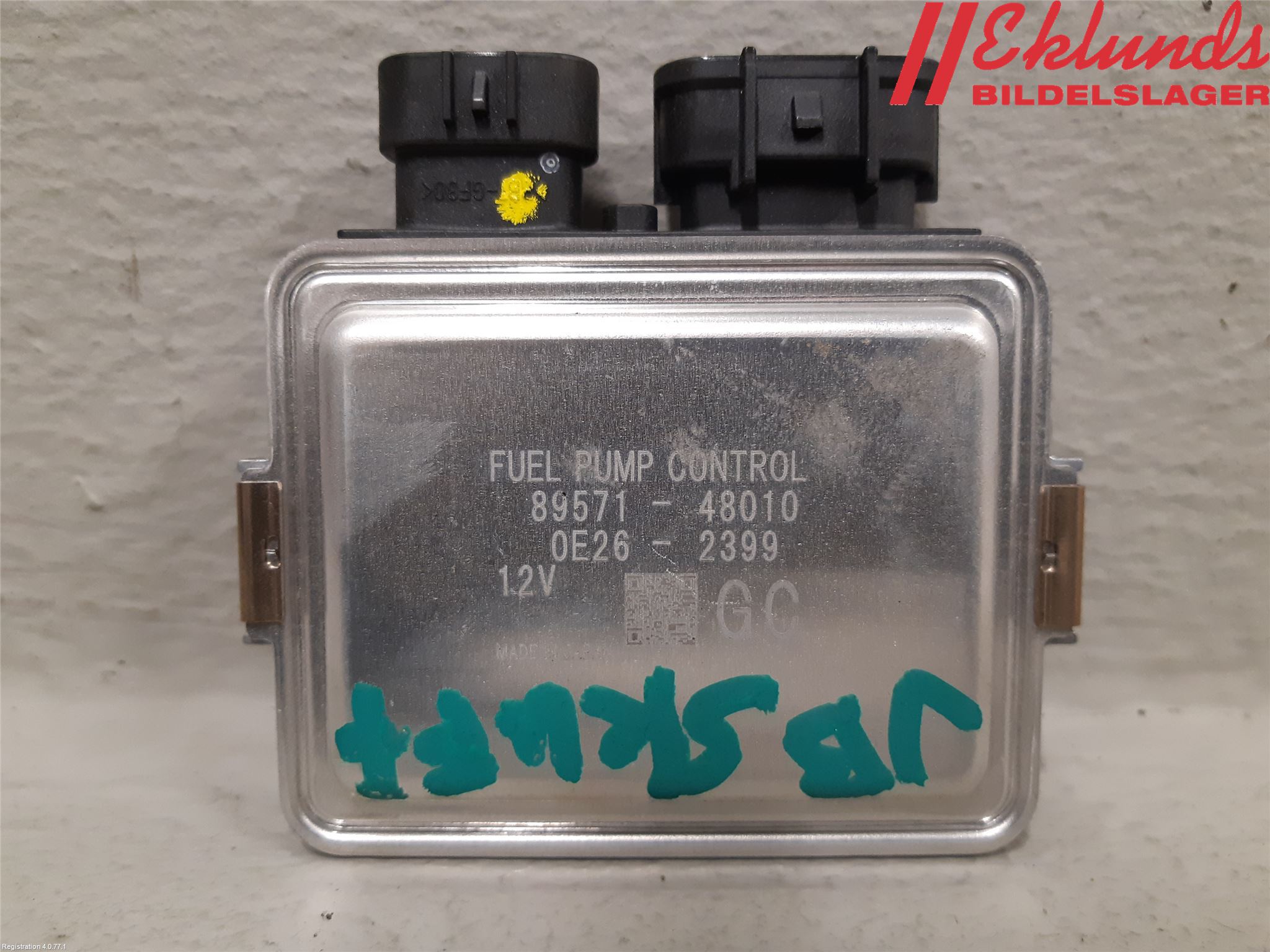 Toyota RAV4 19- Styrenhet Bränslepump