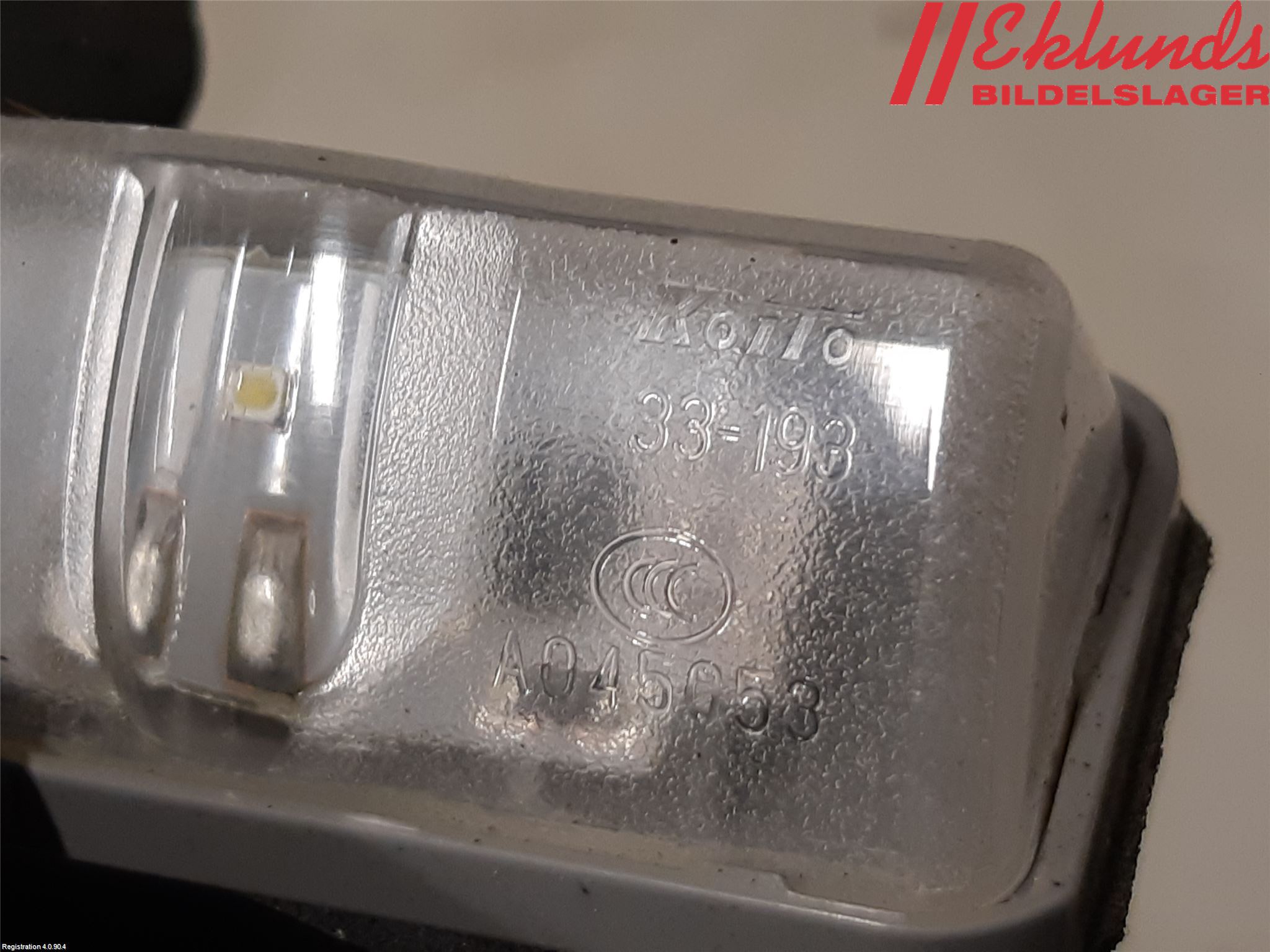 Toyota RAV4 19- Skylt Belysning