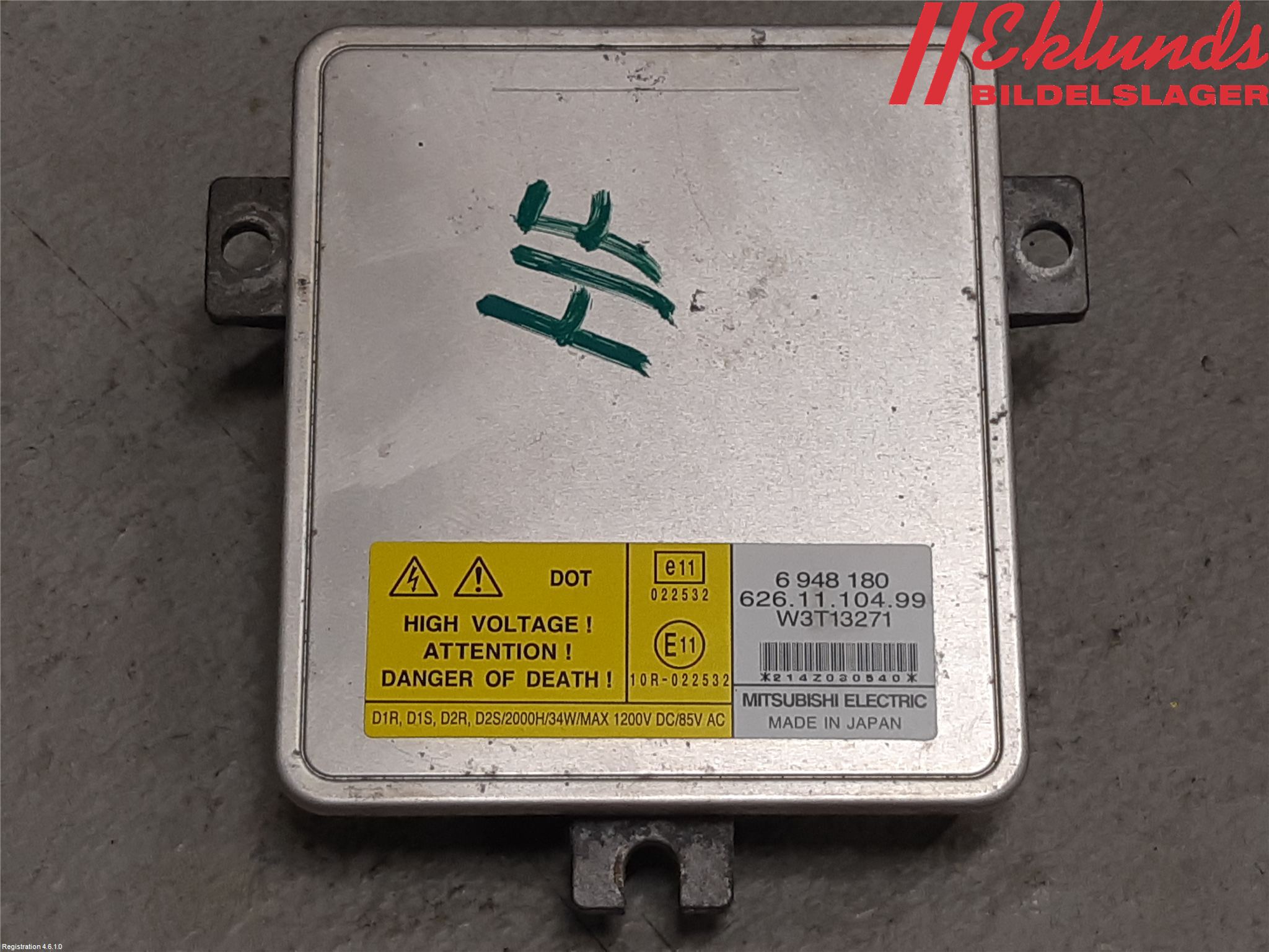 Volvo V70 14-16 Styrenhet Strålkastare