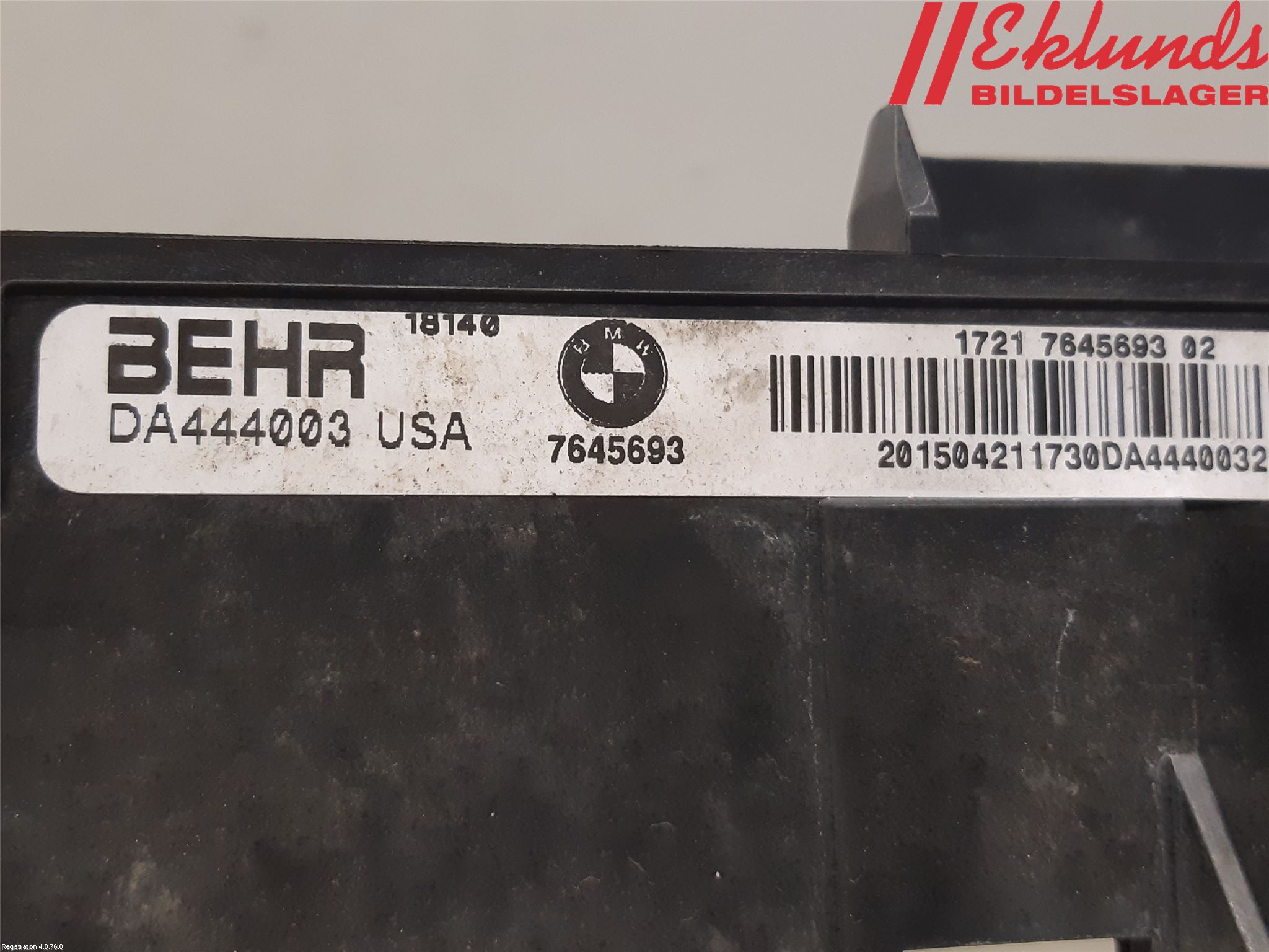 BMW X6 F16 14-19 Front Övrigt