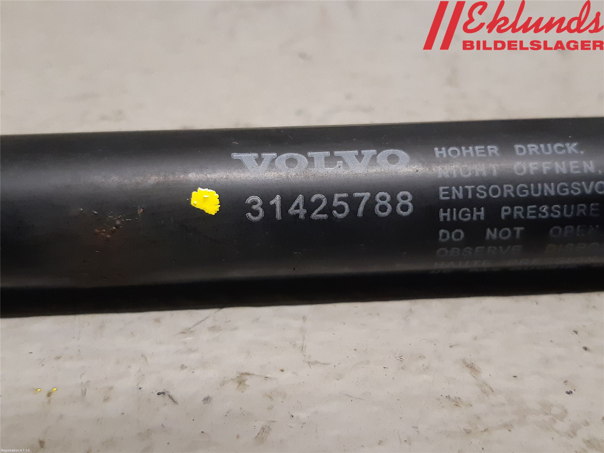 Volvo XC90/RECHARGE 16- Gasfjäder Motorhuv