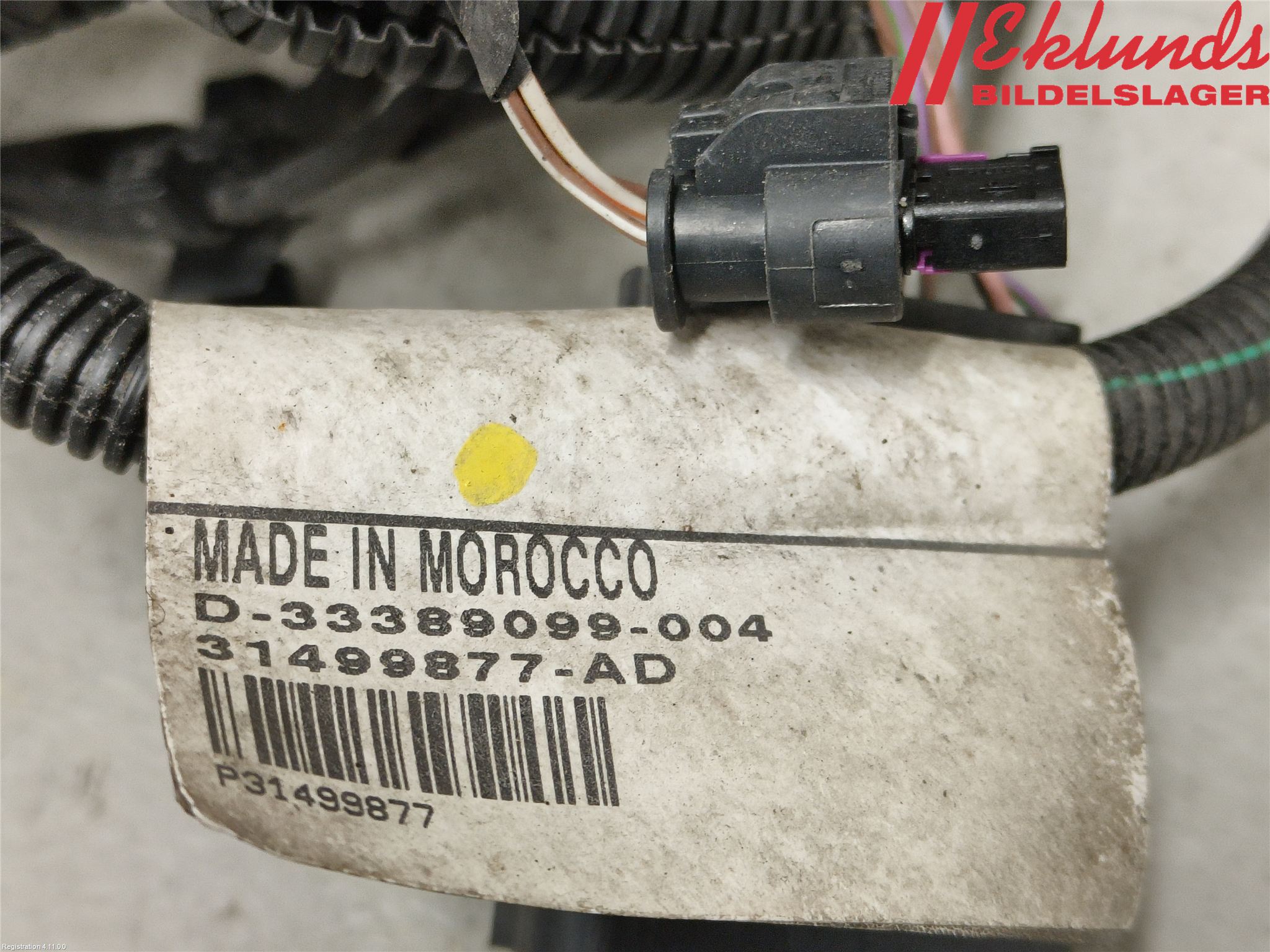 Volvo V60 19- Kabelhärva