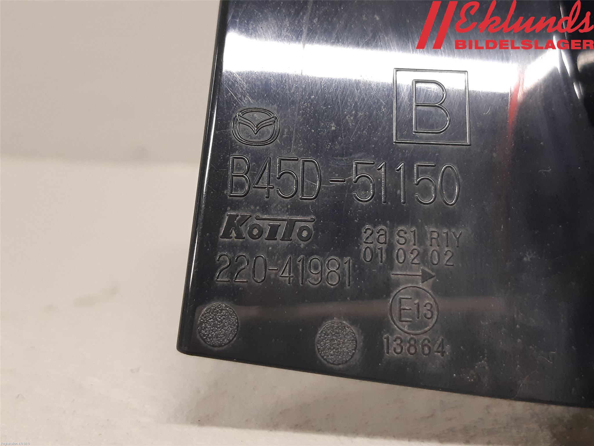 Mazda 3 III 14-19 Bakljus Höger