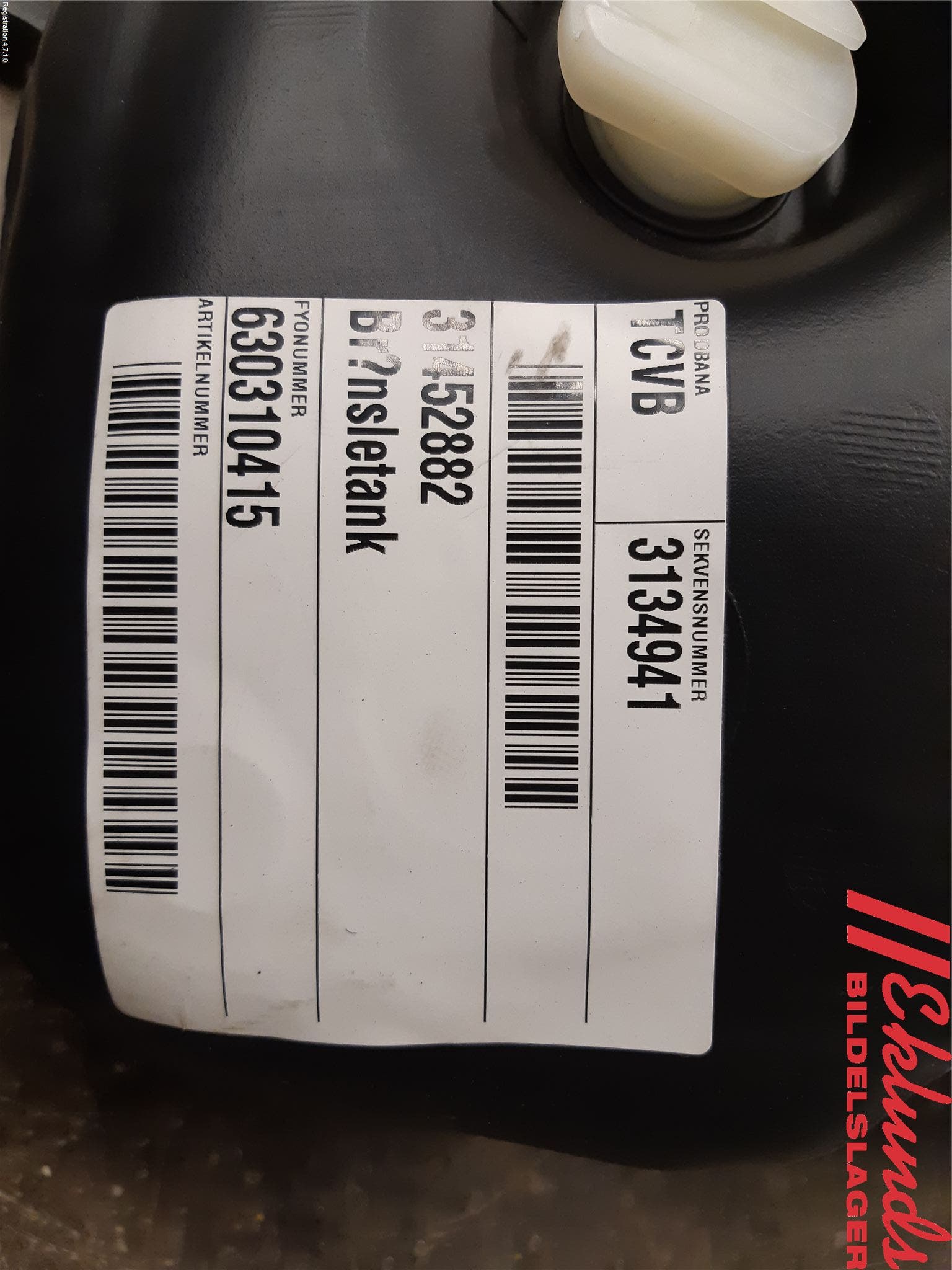 Volvo XC90/RECHARGE 16- Bränsletank