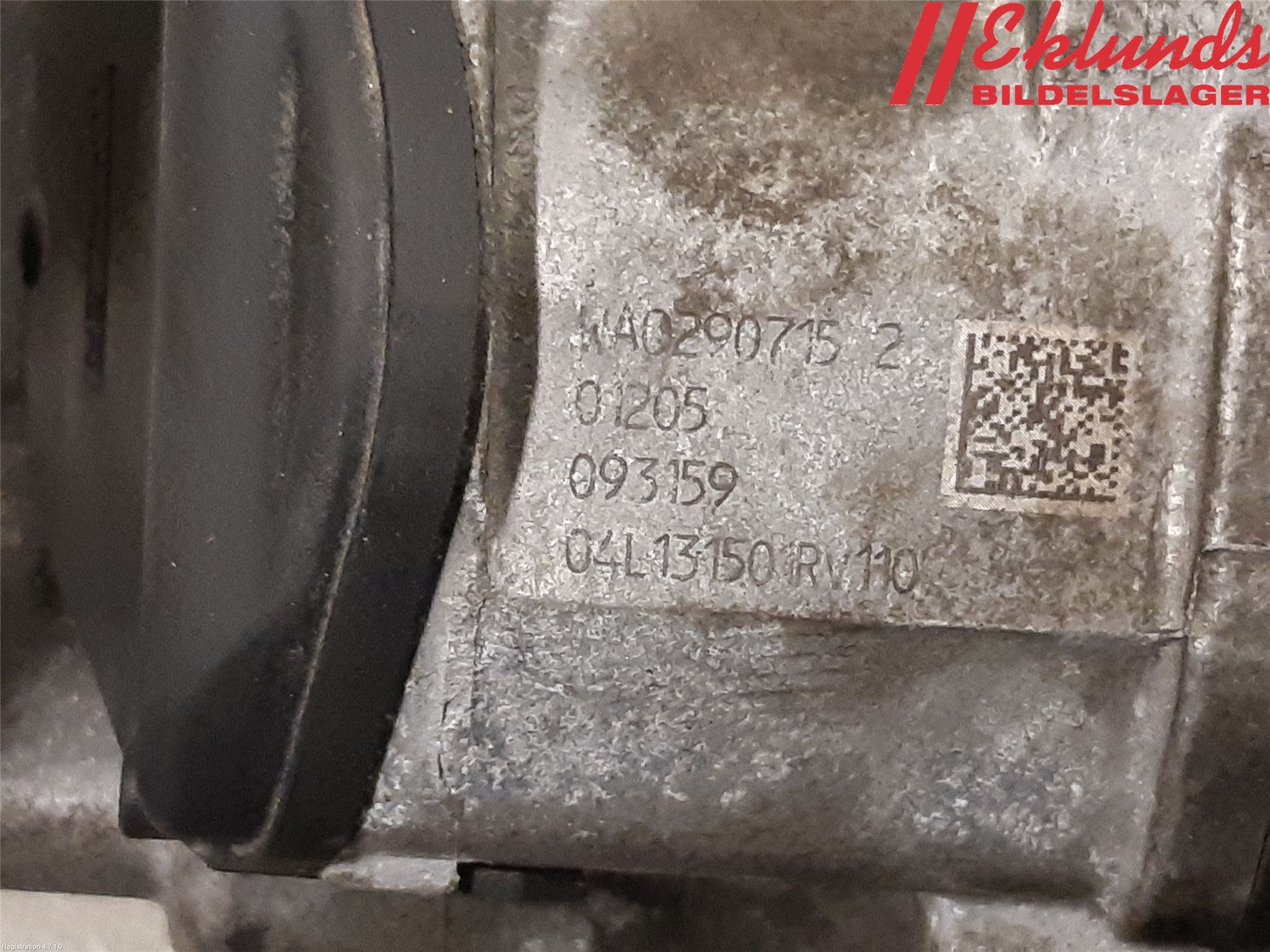 Volkswagen VW PASSAT 15-19 Egr Ventil