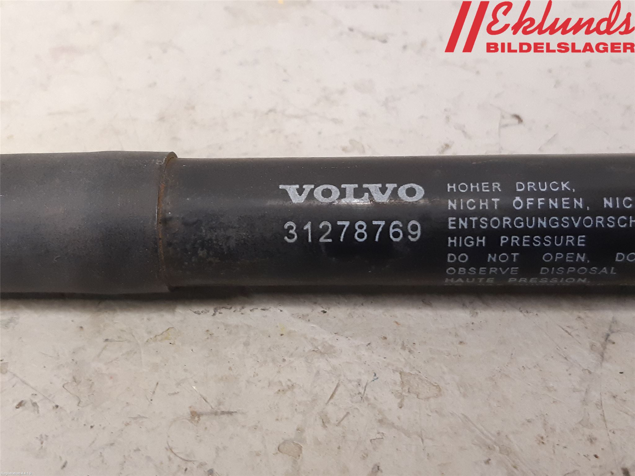 Volvo V60 14-18 Gasfjäder Motorhuv