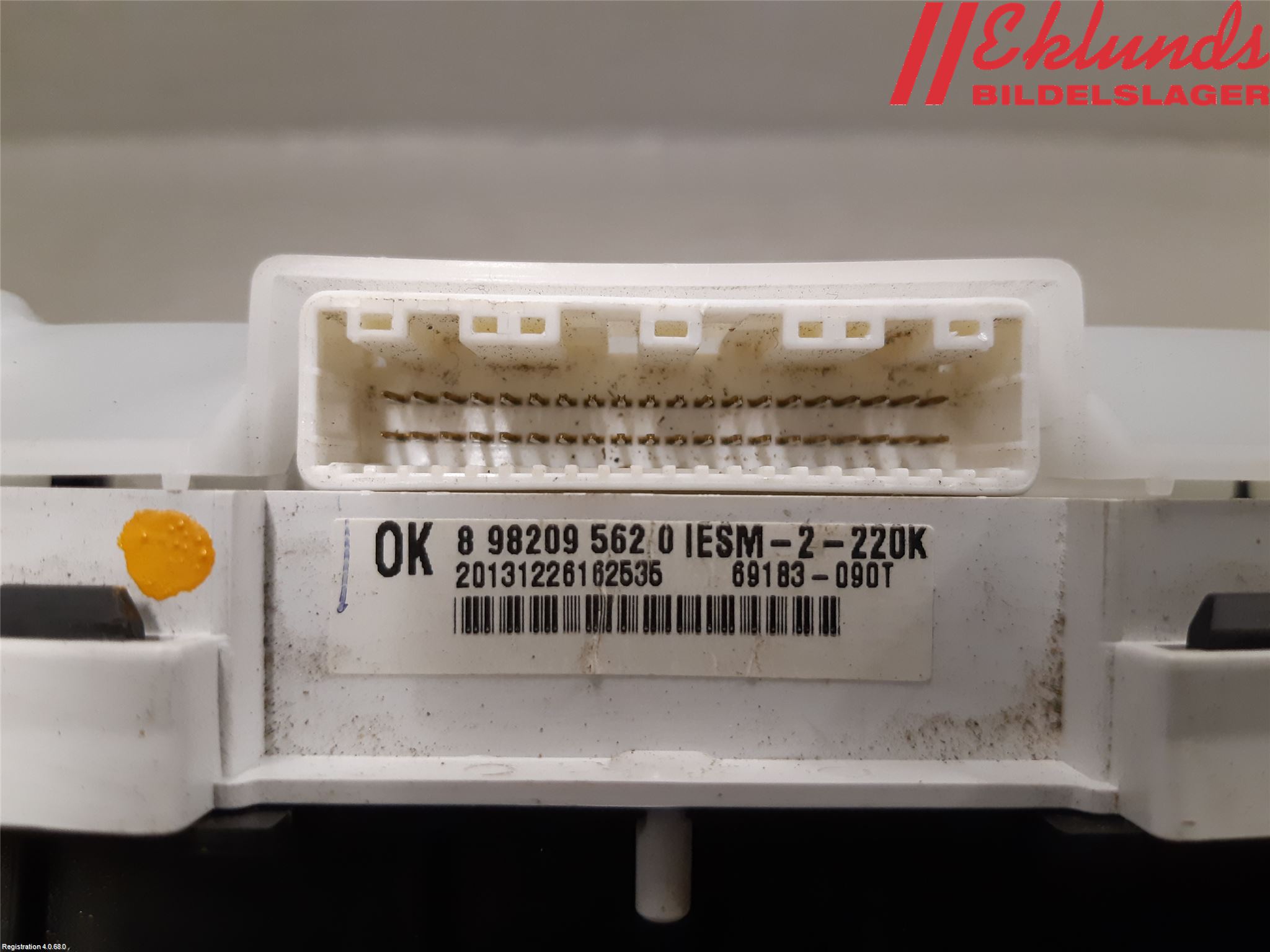 Isuzu D-MAX Instrument Komb