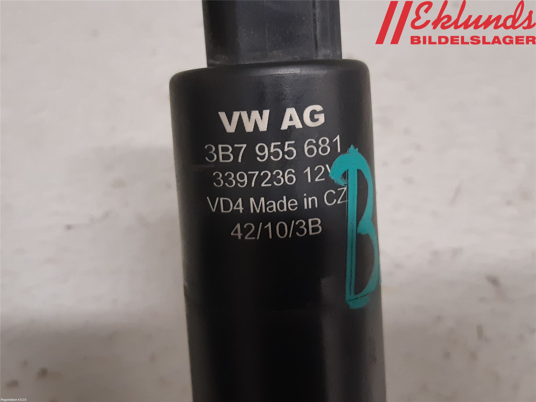 Volkswagen VW GOLF PLUS/CROSS GOLF 04-14 Spolarpump Högtryck