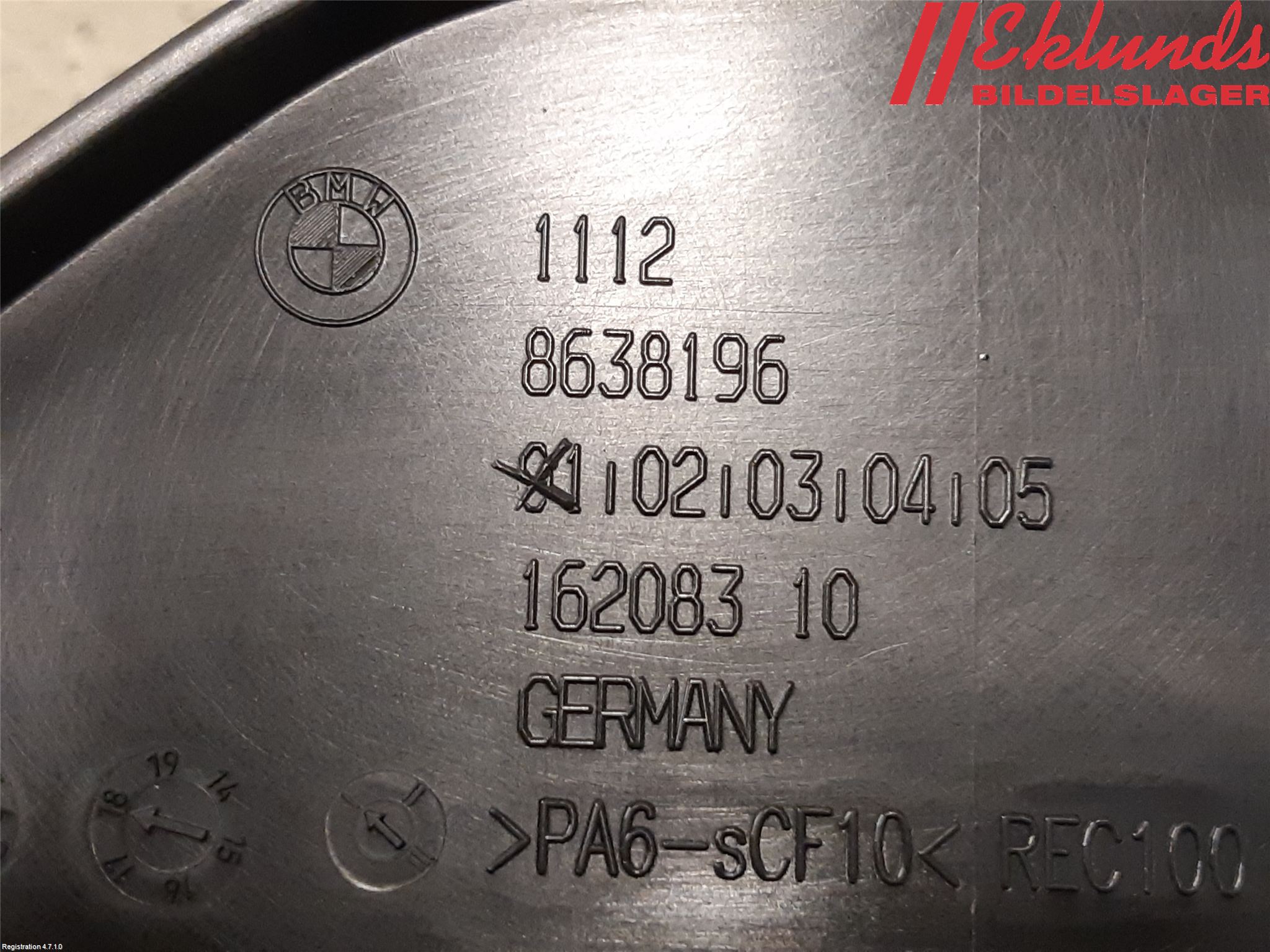 BMW 3 F30/F31/F80 12-19 Täckplast Front