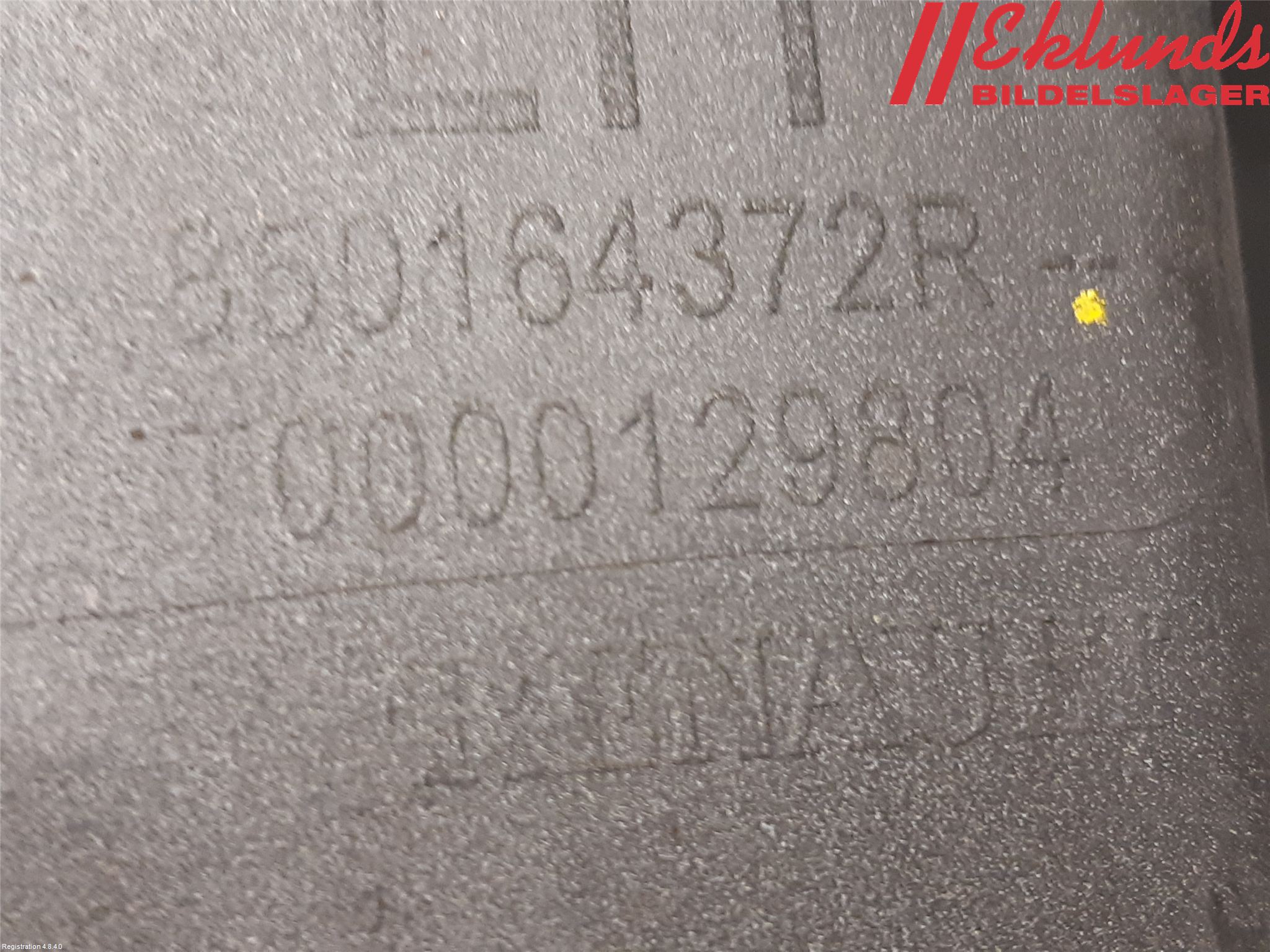 Renault CLIO IV 16-19 Skärm Bak Vänster