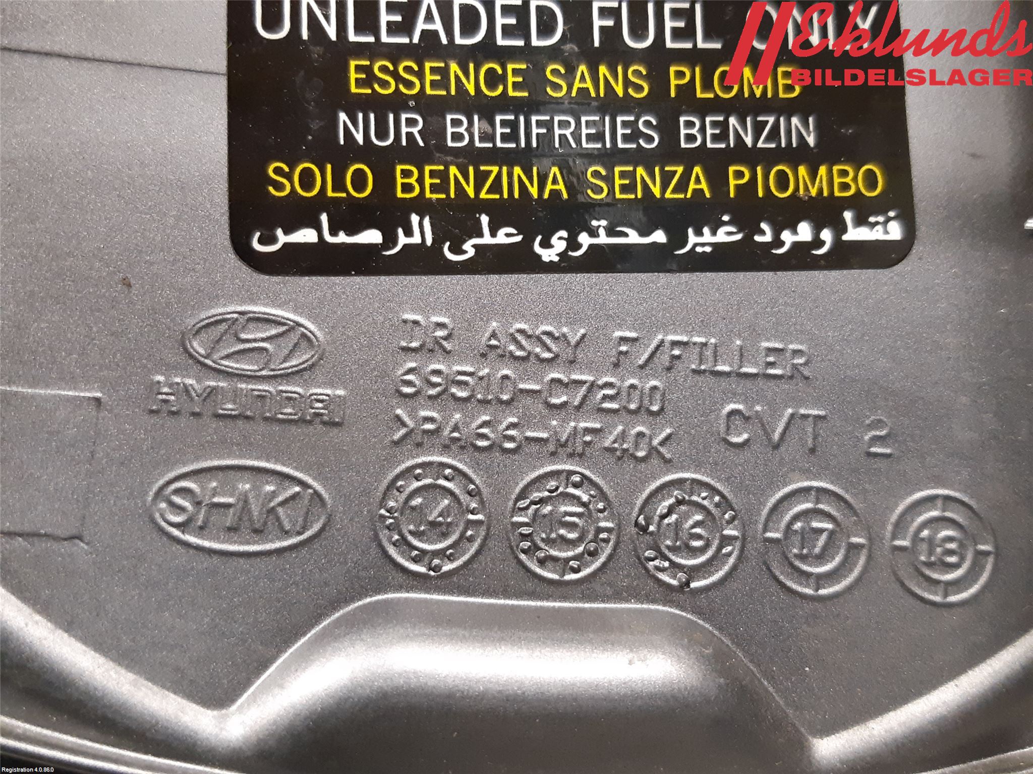 Hyundai i20 GB 15-20 Tanklucka