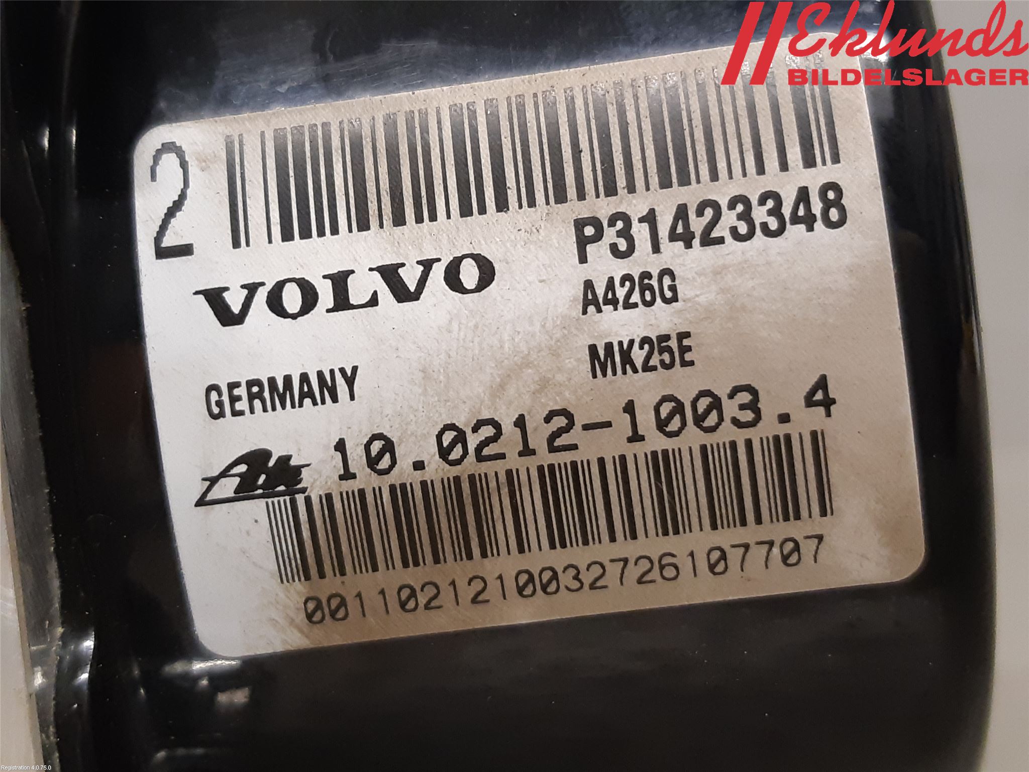 Volvo V60 CROSS COUNTRY 16-18 Abs Hydraulaggregat
