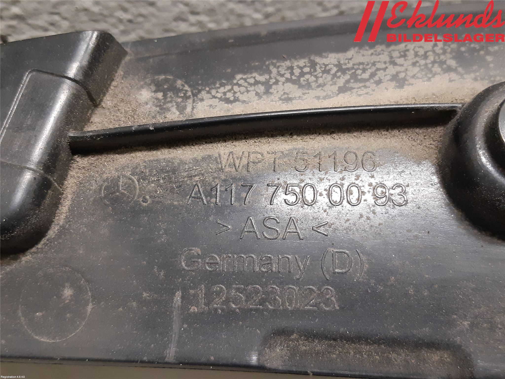 Mercedes-Benz MB CLA-KLASS (C117/X117) 13-19 List Bak-Baklucka