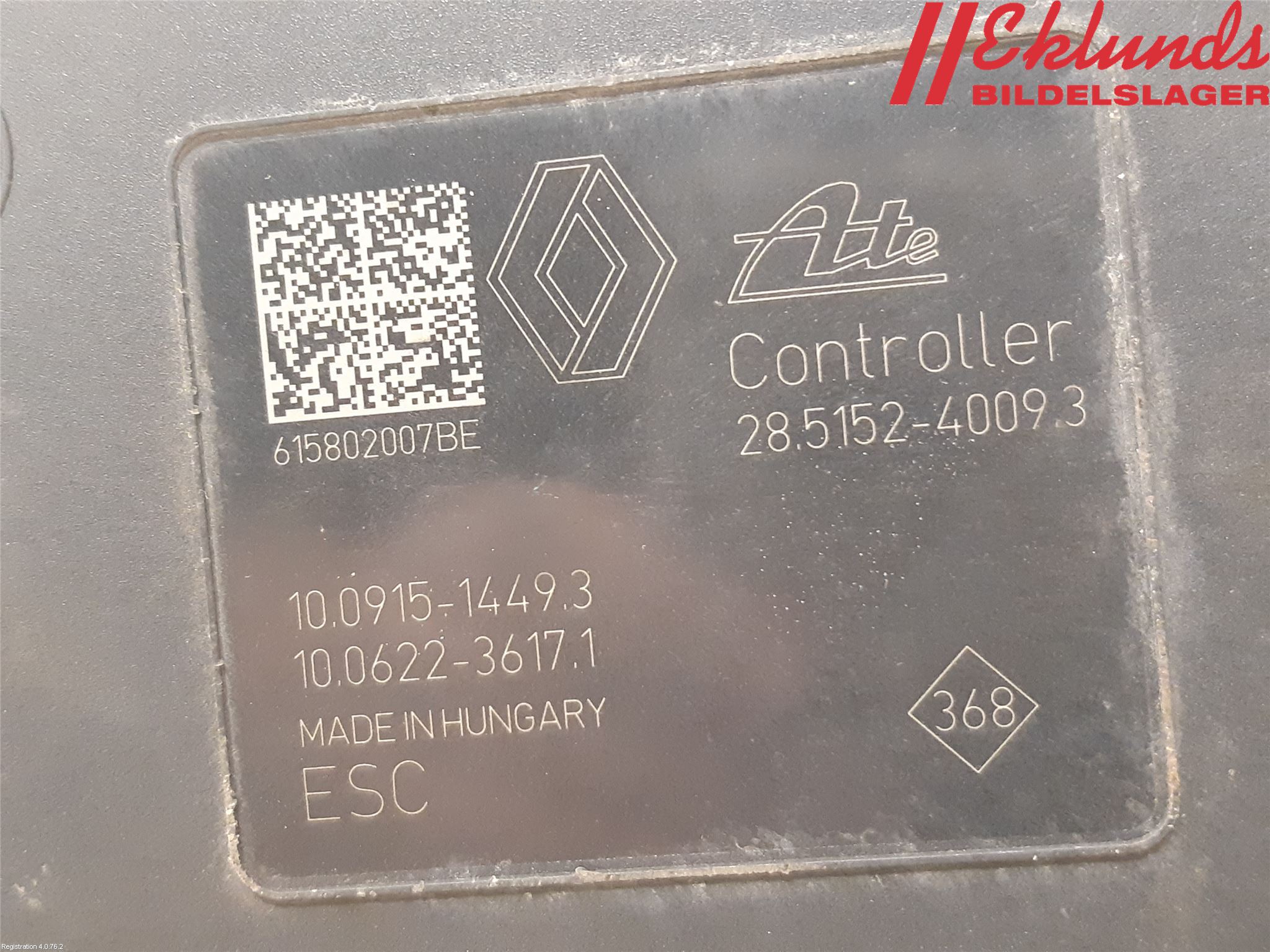 Renault TRAFIC/E-TECH 15- Abs Hydraulaggregat