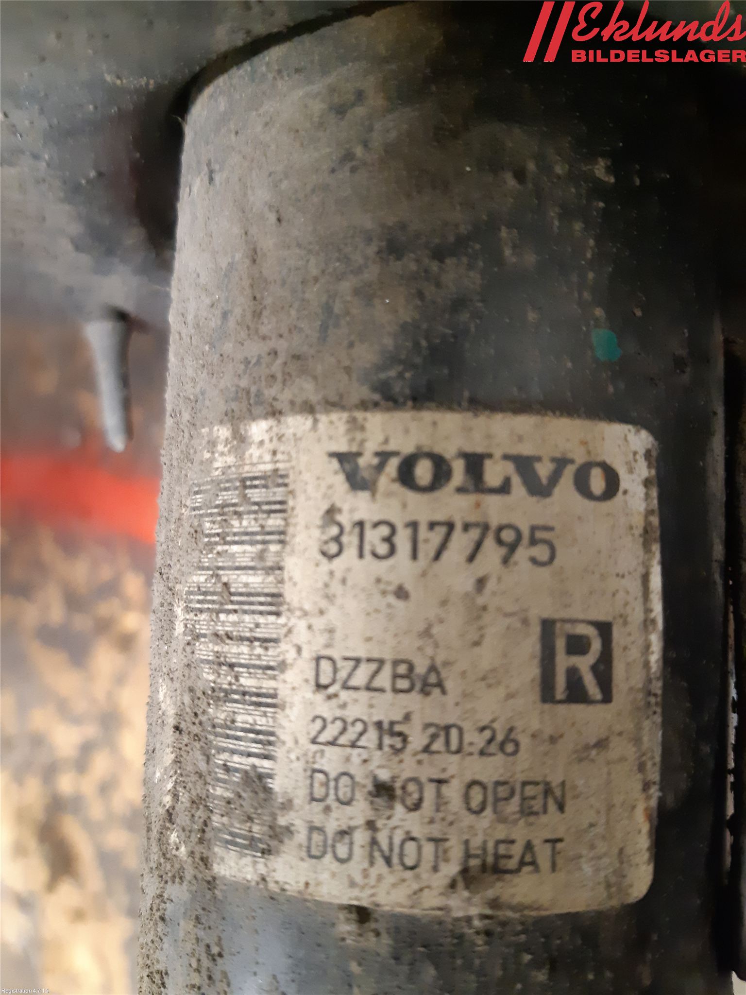 Volvo V70 14-16 Fjäderben Fram Höger