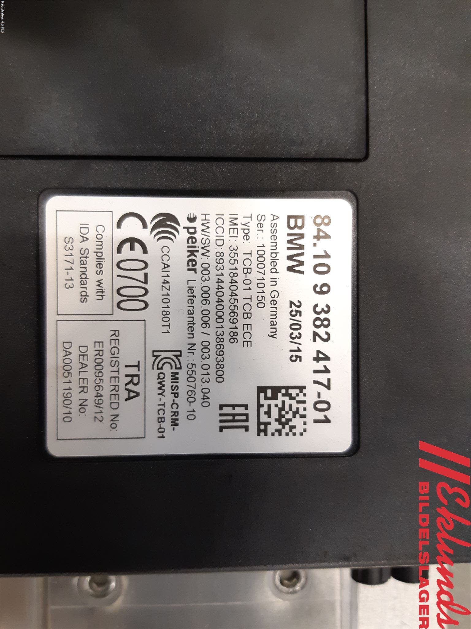 BMW X6 F16 14-19 Styrenhet Tal