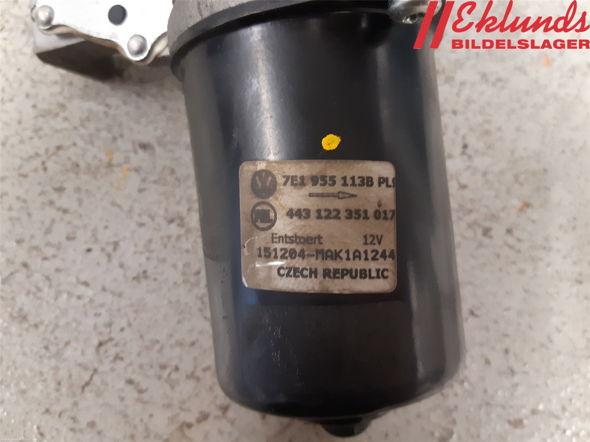 Volkswagen VW TRANSP/CARAVELLE (T6) 16-22 Torkarmotor Vindruta